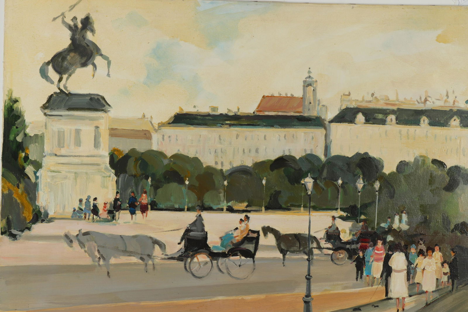 J. Dekobra - Vienna Street Scene O/C (1 of 3)