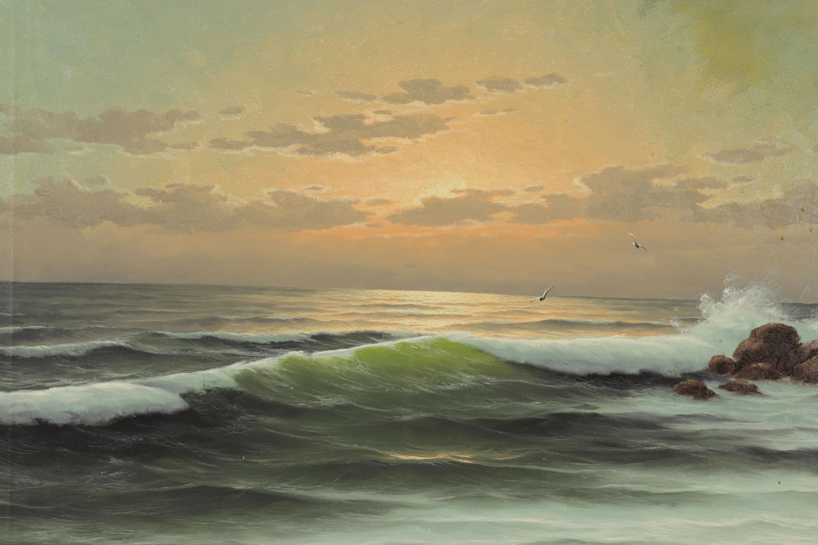 Herman J. Wijngaard - Seascape O/C (1 of 3)