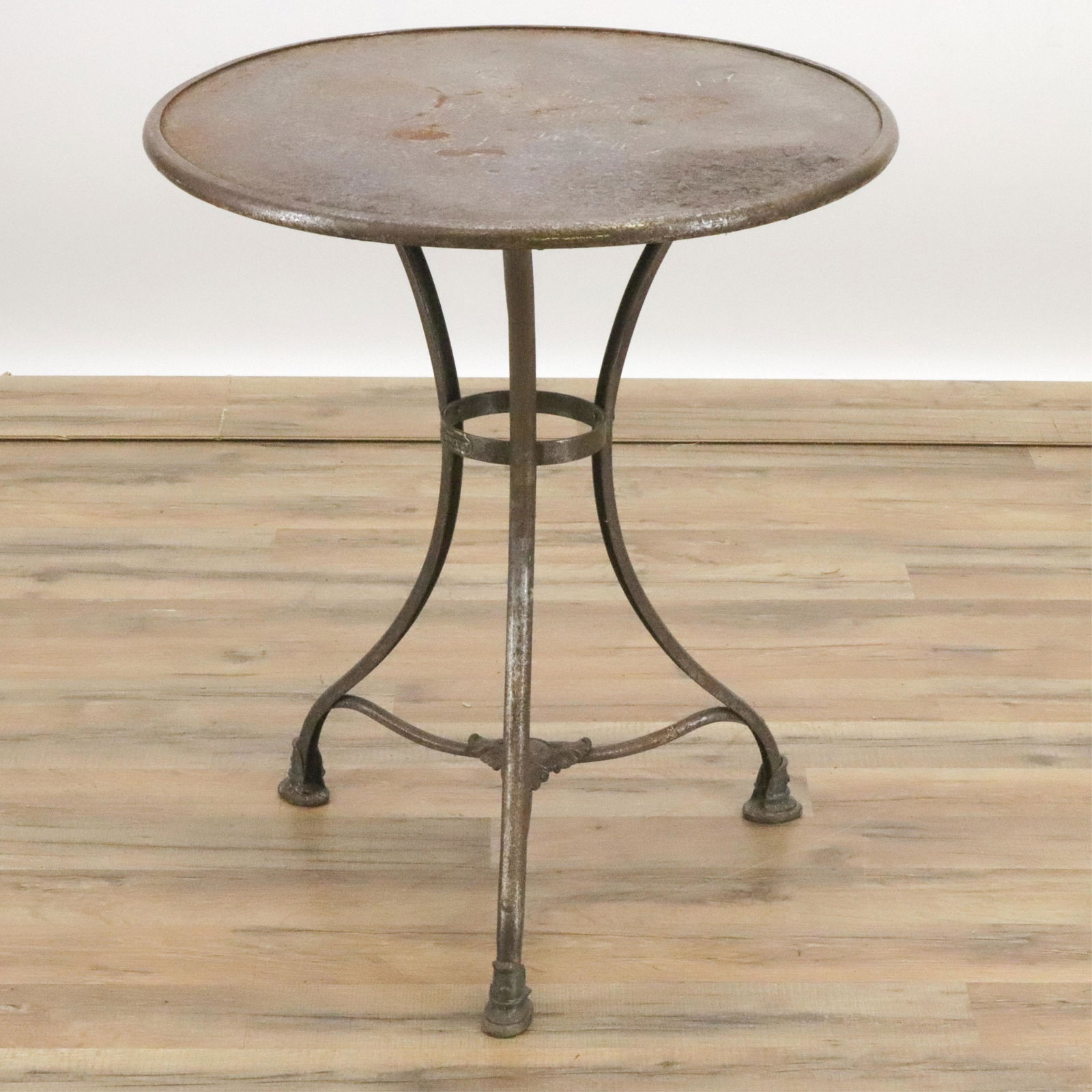 Arras Wrought & Cast Iron Bistro Table, 19th C. (1 of 4)
