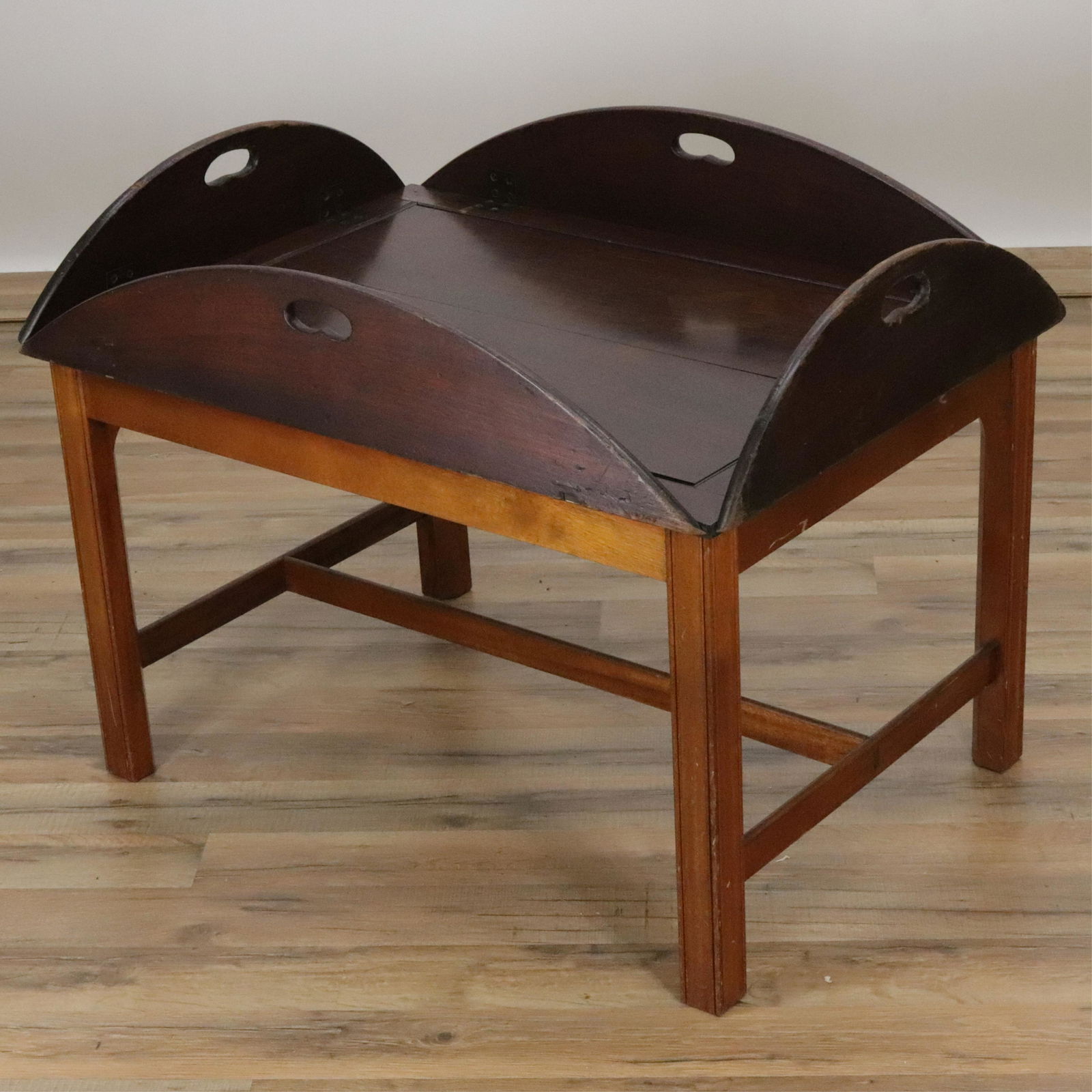 George III Style Mahogany Butler's Tray (1 of 3)