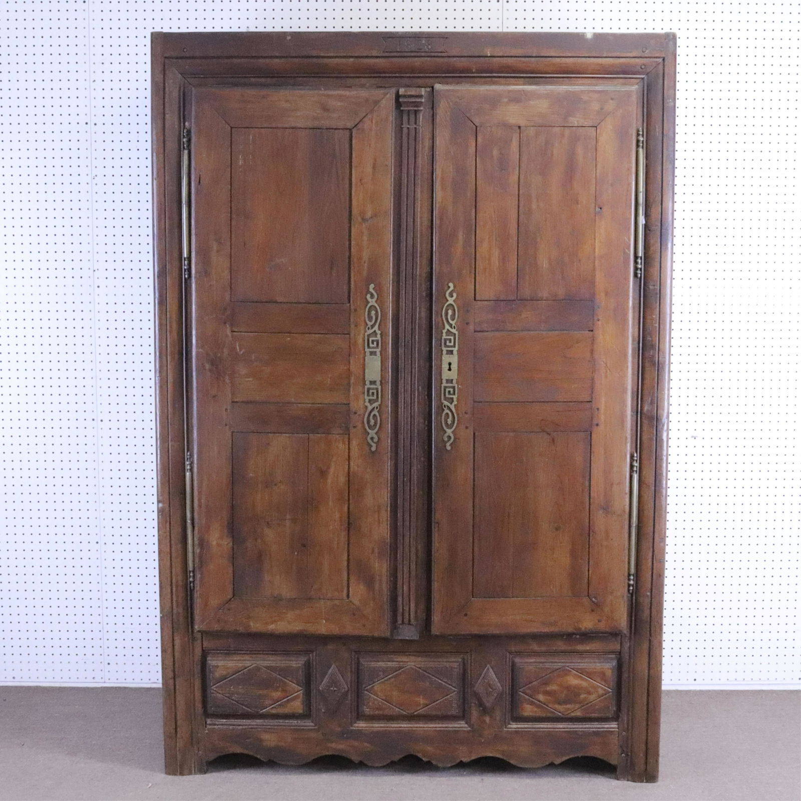 19th C. French Provincial Armoire/Linen Press (1 of 15)