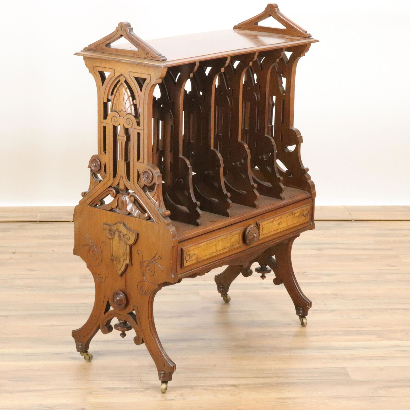 Renaissance Revival Style Library/Book Stand (1 of 6)