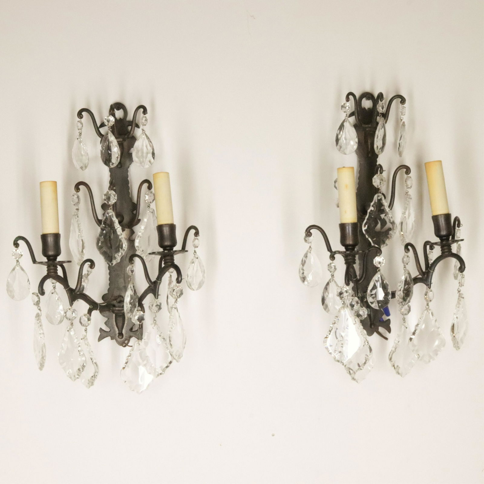 Pair of Louis XV Style Two-Light Sconces (1 of 5)