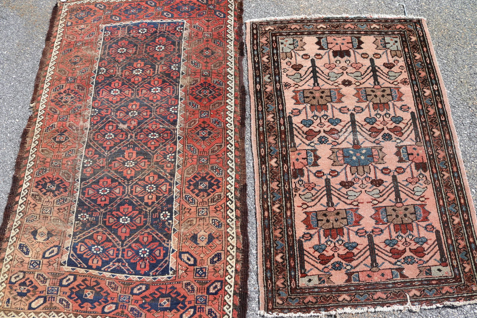 Two Semi-Antique/Antique Oriental Area Rugs (1 of 5)