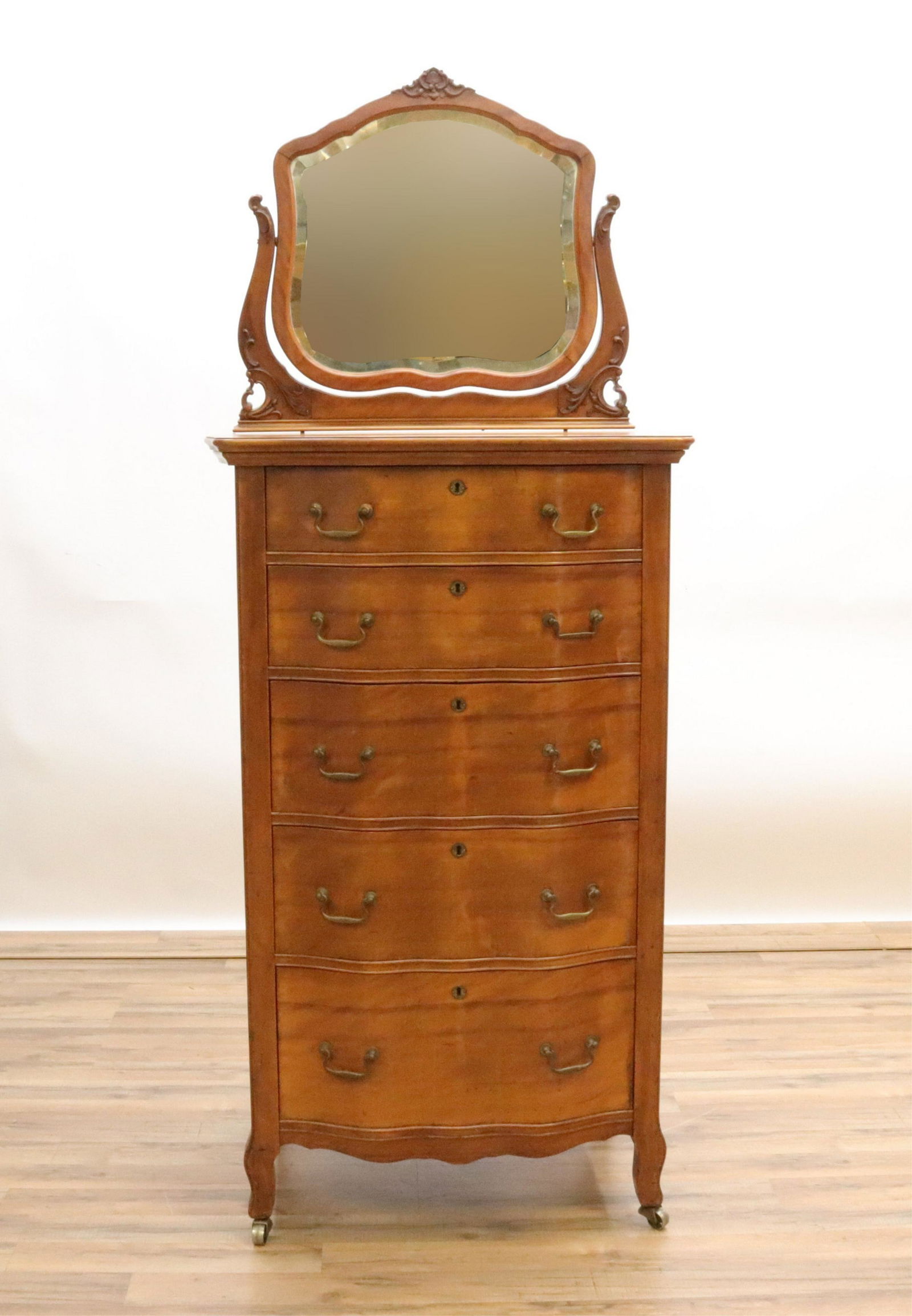 John Widdicomb French Provincial Cherry Dresser (1 of 6)