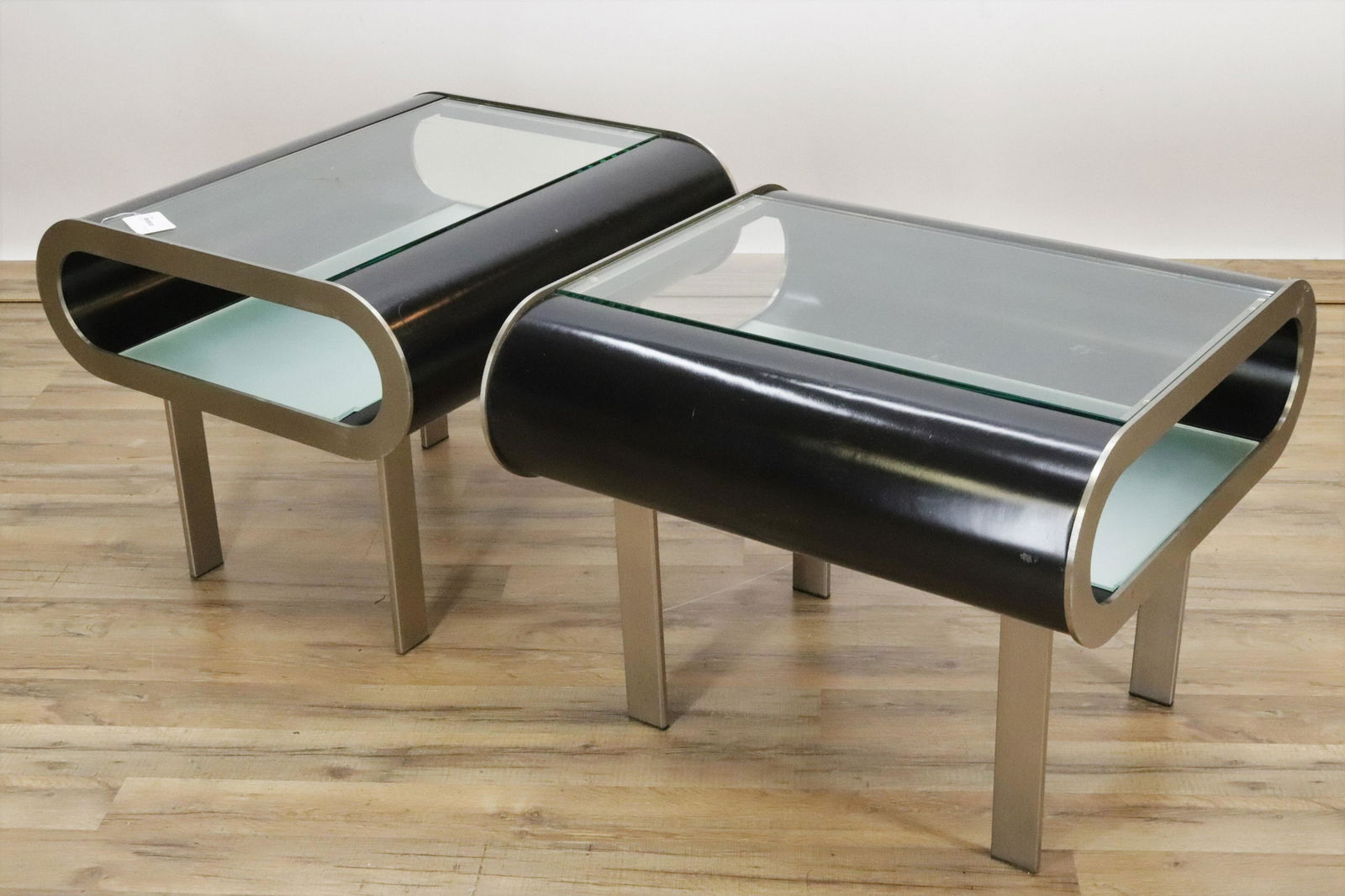 Pair of Modern End Tables (1 of 7)