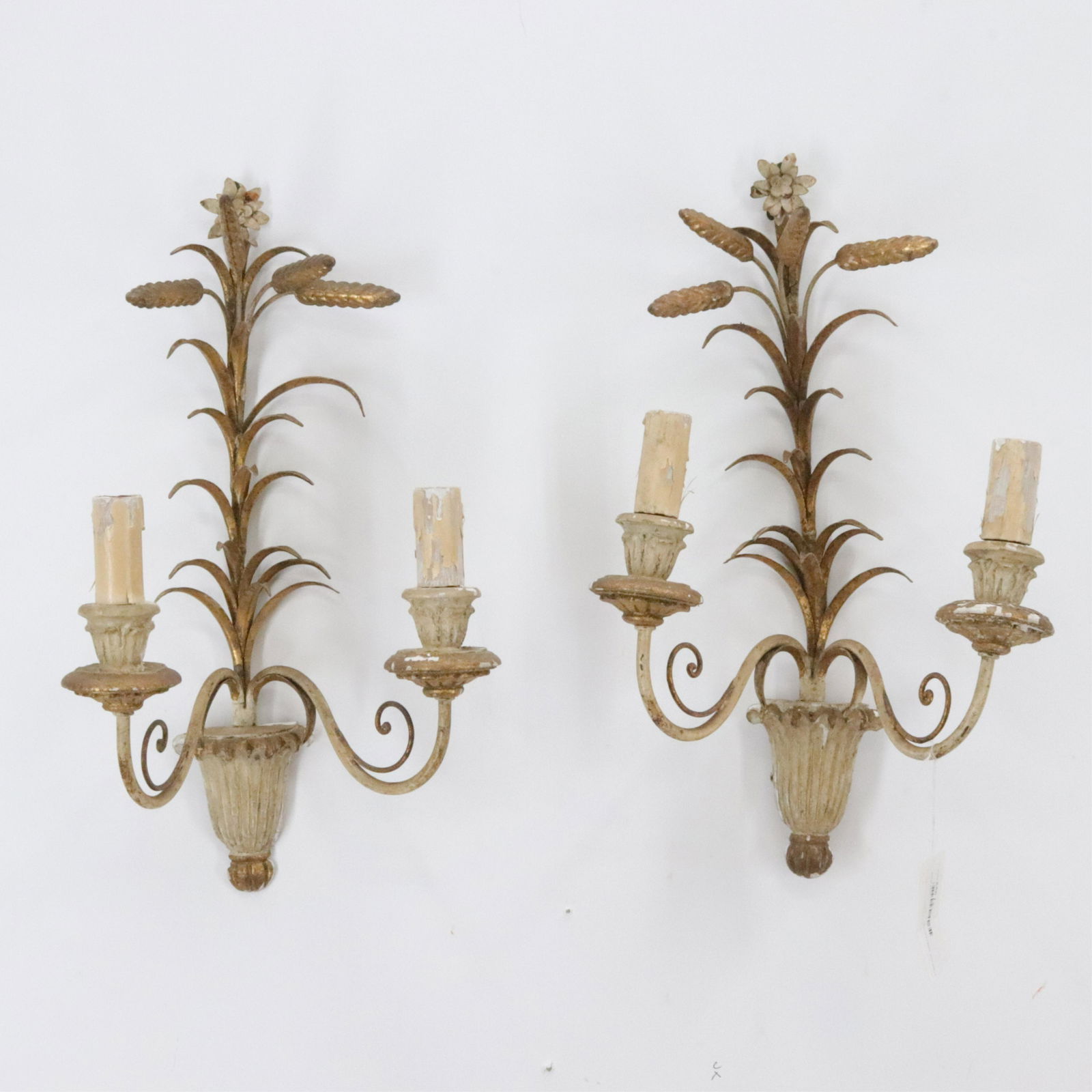 Pair of Neo Classic Style 2-Light Sconces (1 of 6)