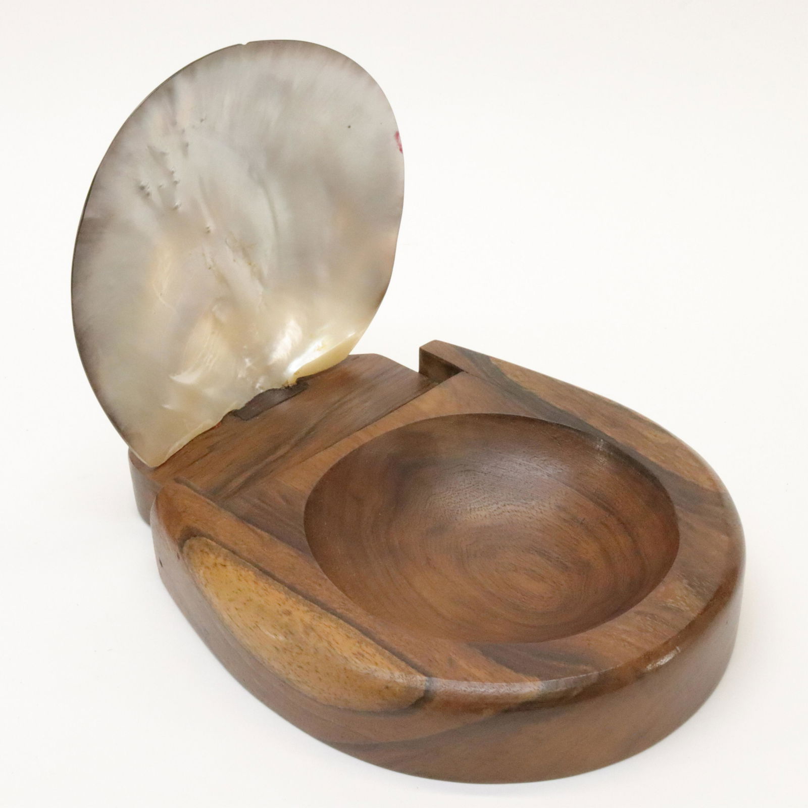 Abalone & Walnut Box, Attr. Alexandre Noll, c 1950 (1 of 3)