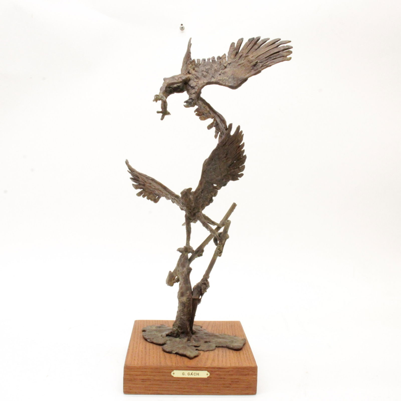 George Gach - Two Eagles, Patinated Metal (1 of 8)