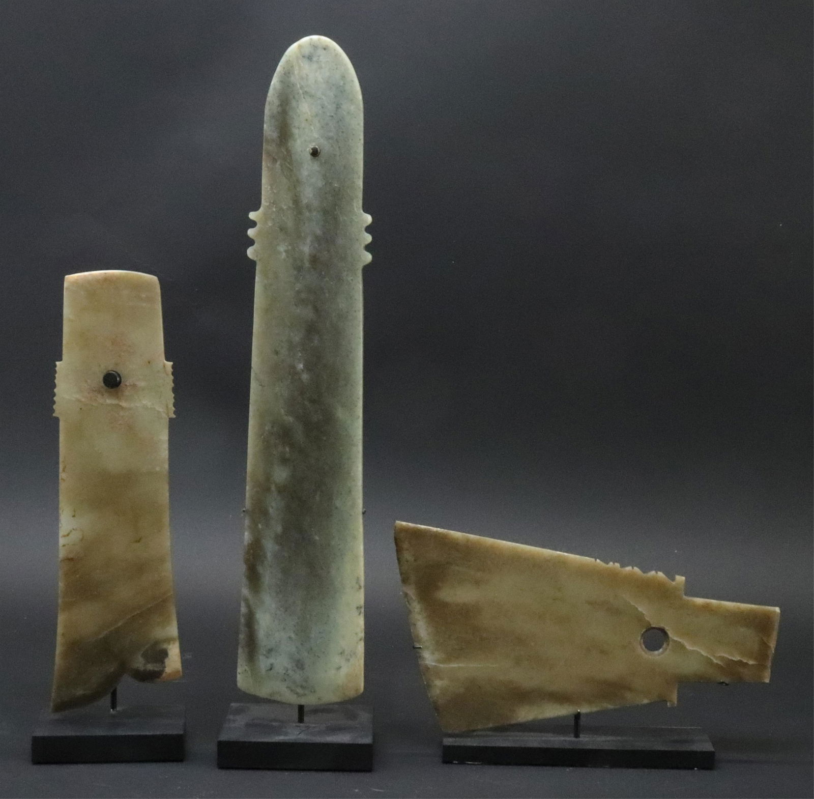 Set of Three Jade Zhang Form Blades (1 of 6)