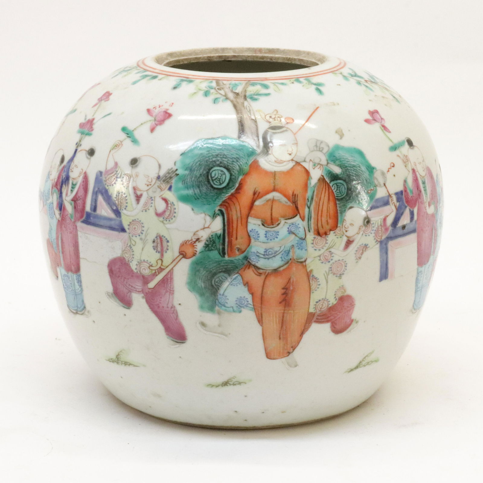 Chinese Famille Verte Ginger Jar (1 of 5)