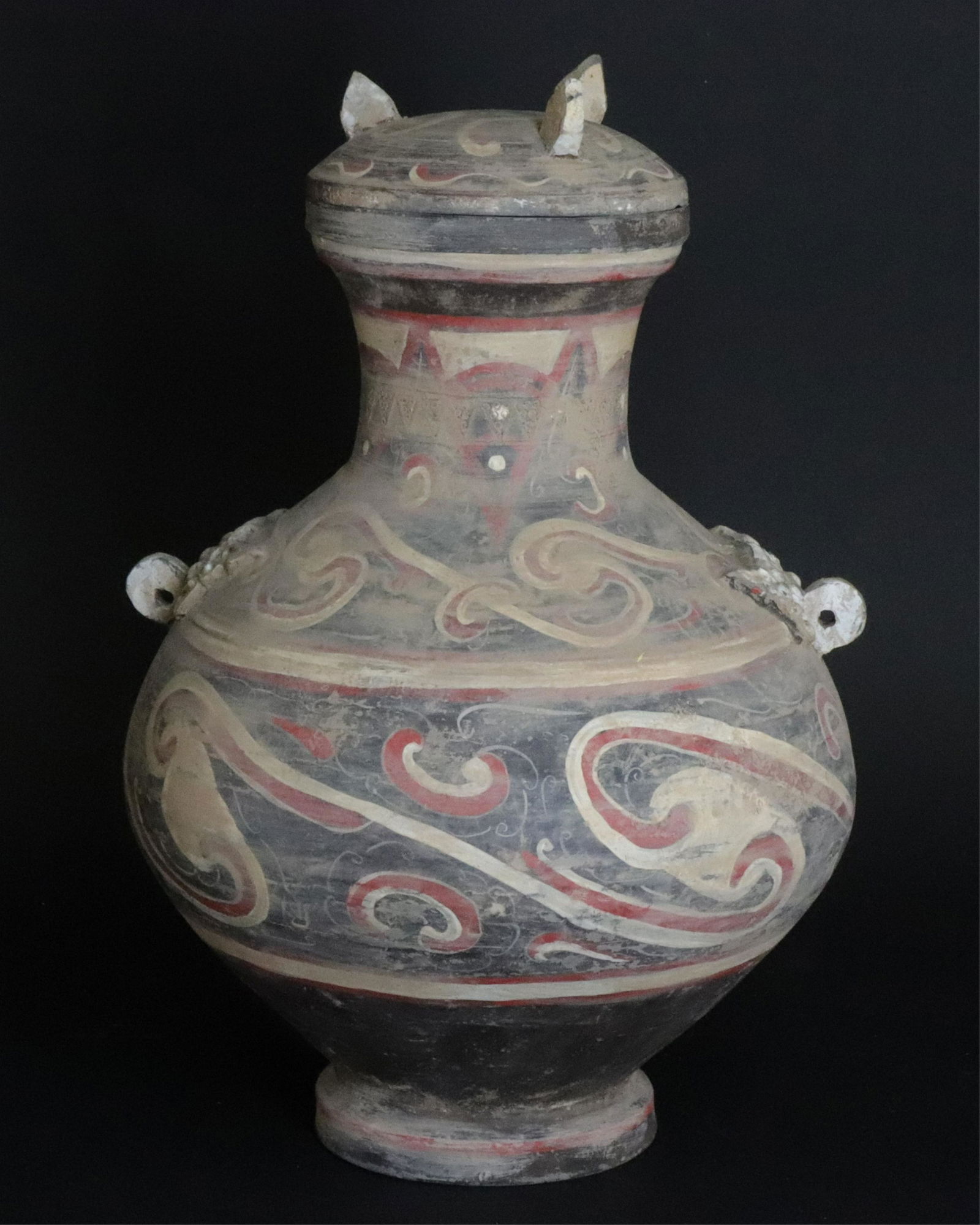 Small Chinese Western Han Style Terracotta Hu (1 of 5)
