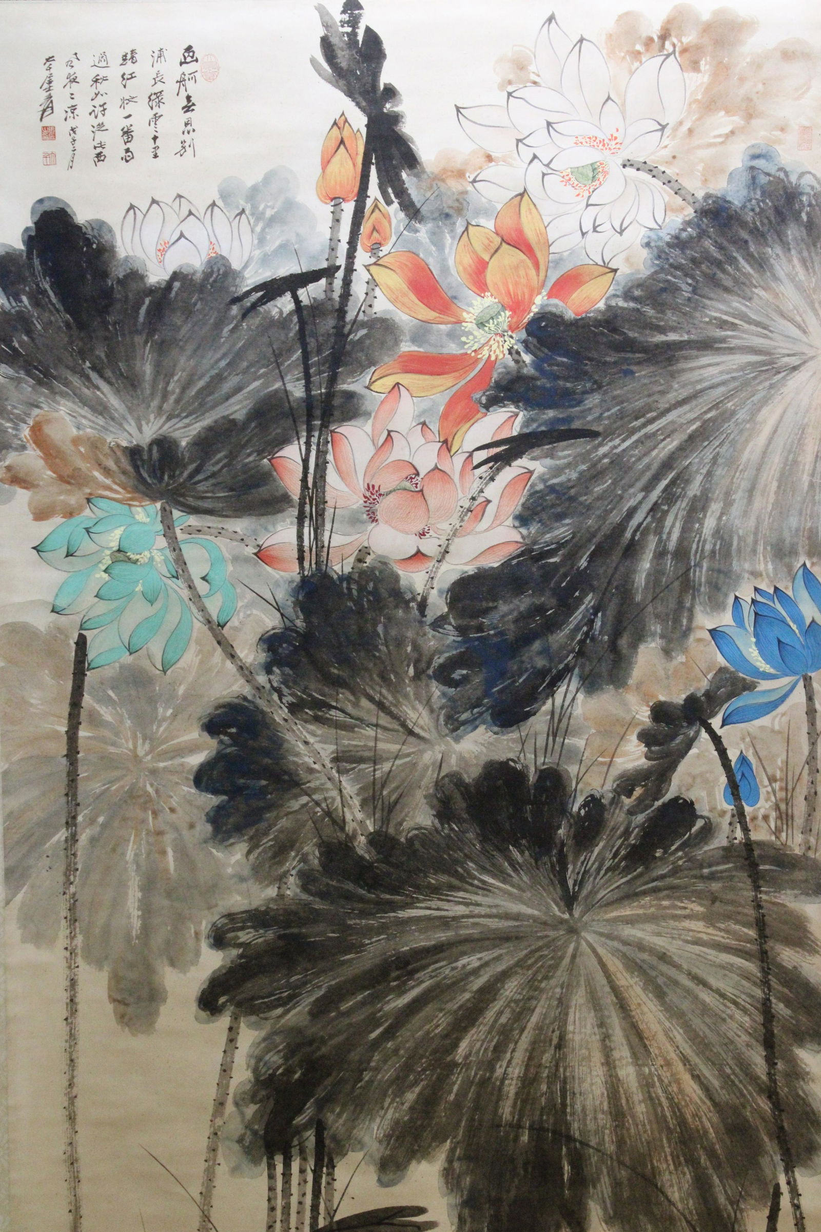 After Zhang Da Qian, Painting of Lotus Blossom (1 of 8)