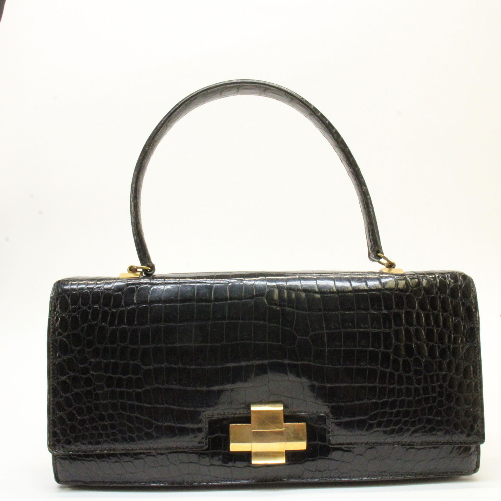 Hermes Crocodile Flap Bag (1 of 12)