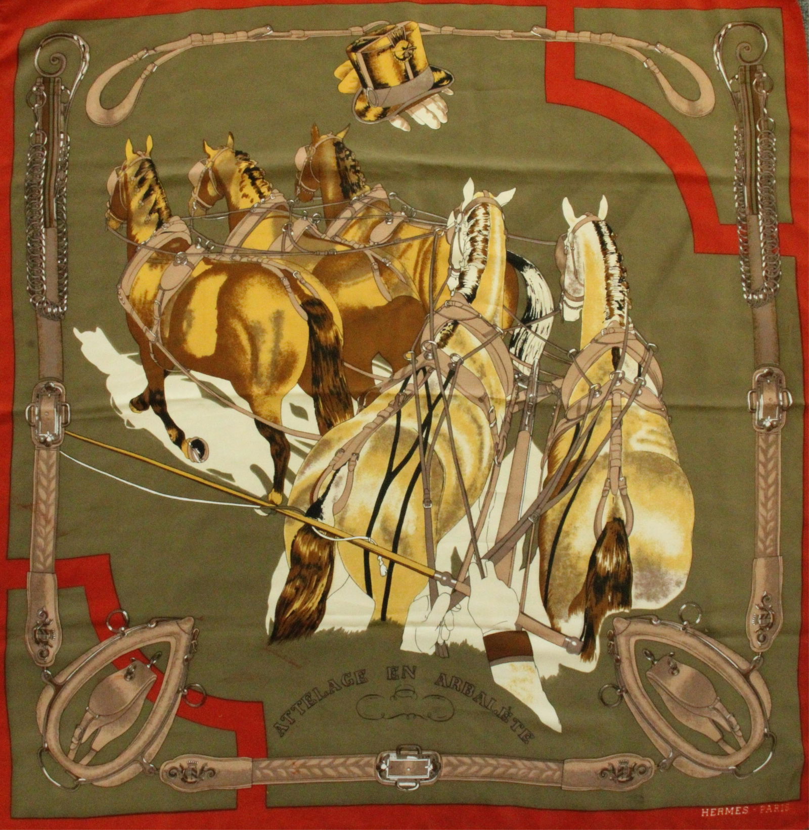 Hermes Silk Scarf - Attelage en Arbalete (1 of 7)