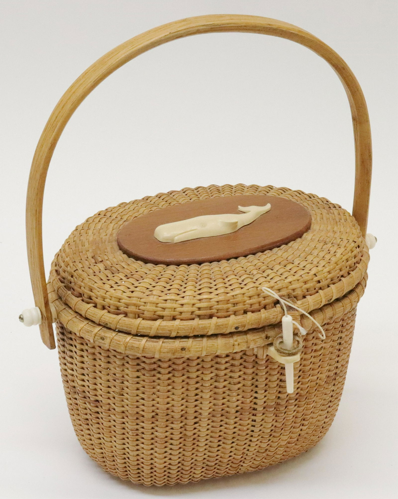 Vintage Barlow Nantucket Basket Purse
