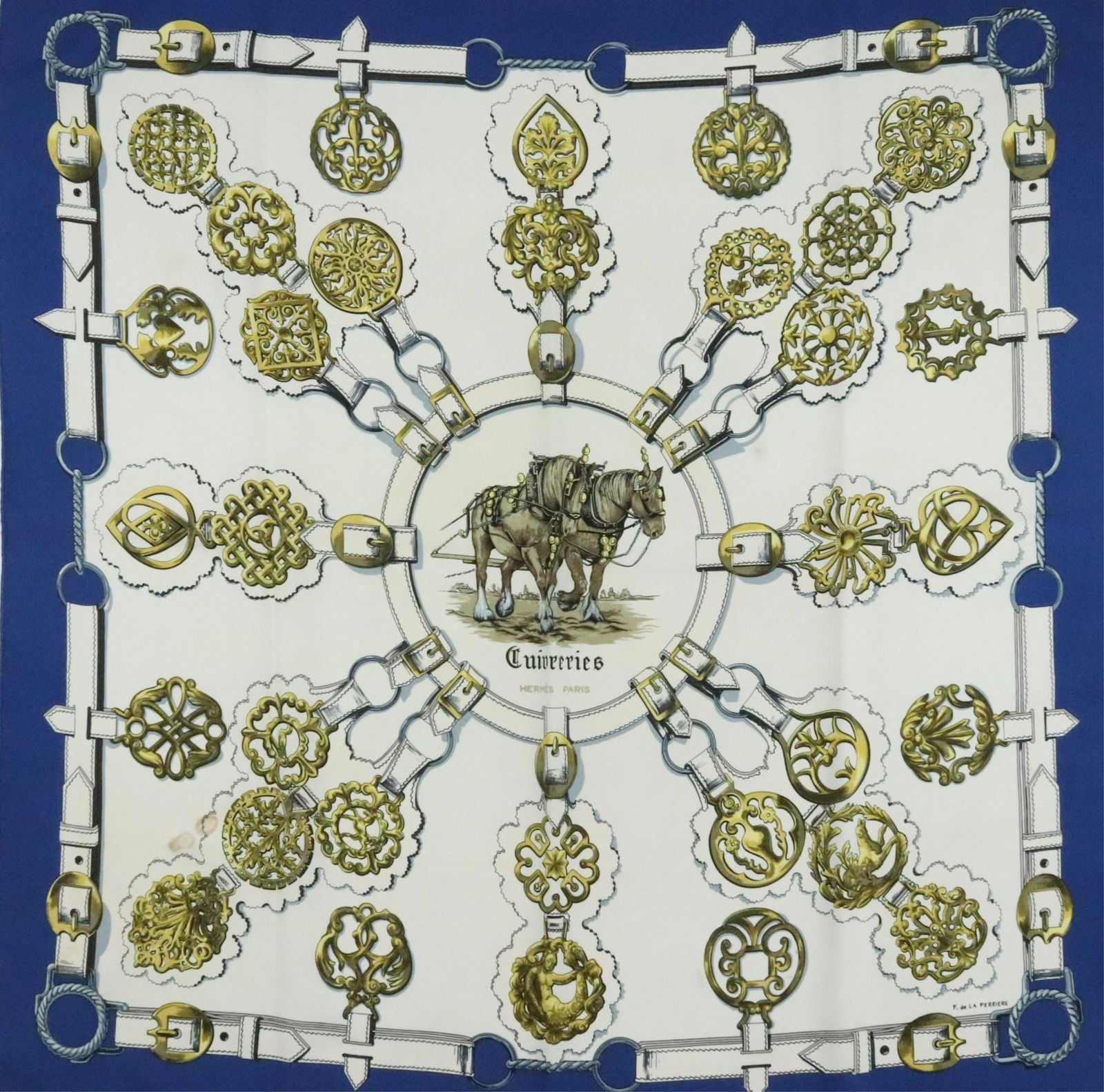 Hermes Silk Scarf - Cuiveeries (1 of 6)