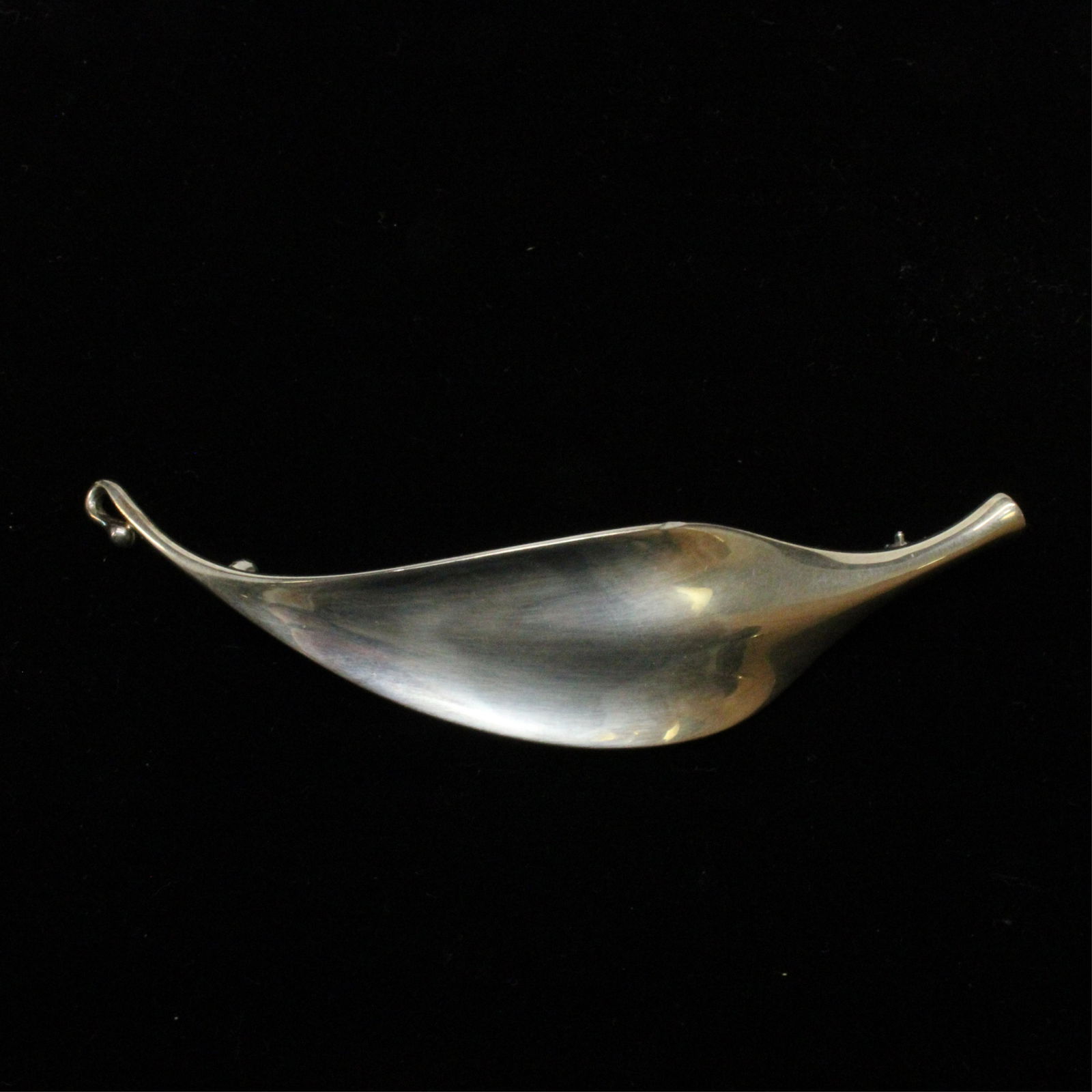 Georg Jensen Leaf Brooch # 391, Torun (1 of 5)