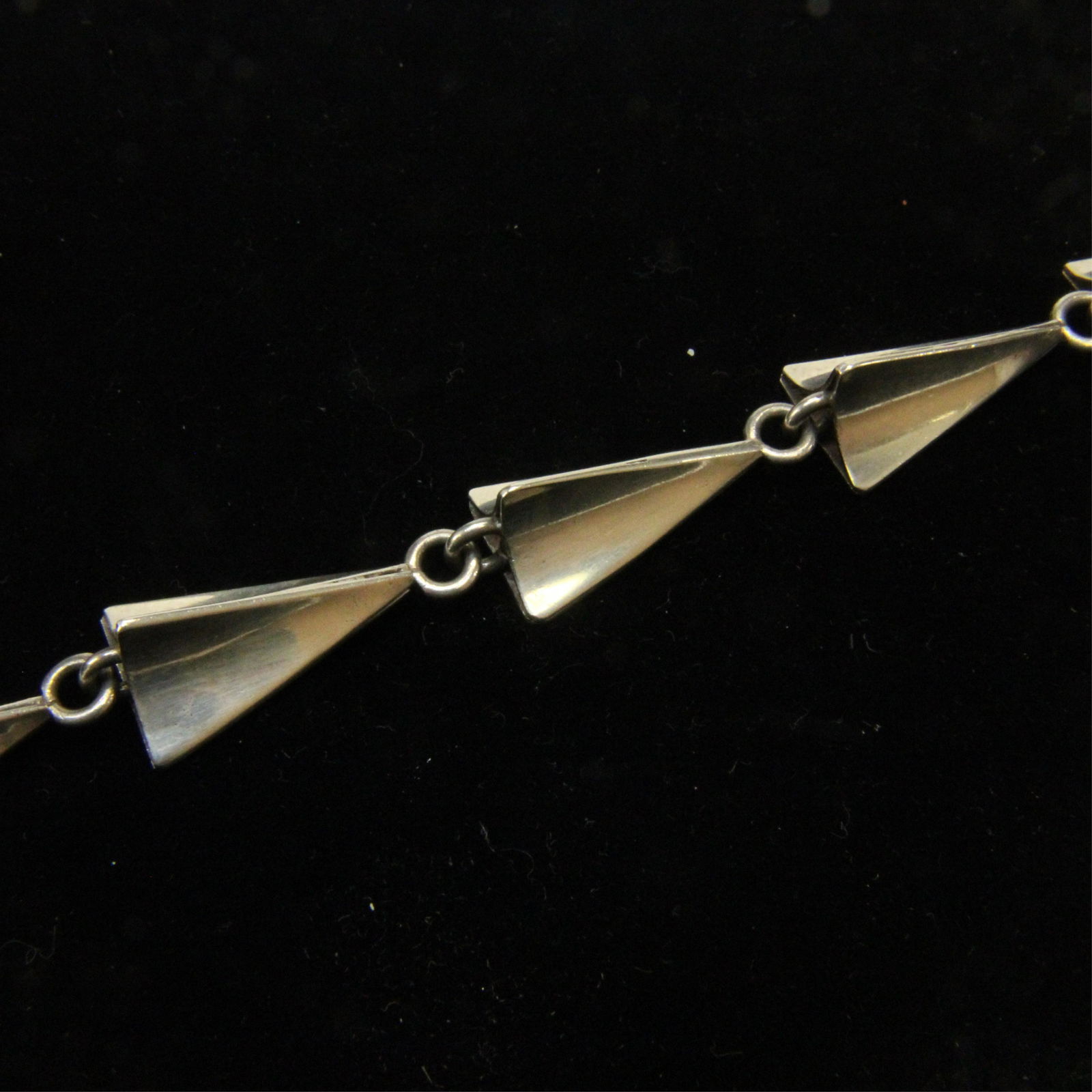 Georg Jensen Triangular Link Bracket, Dragsted (1 of 5)