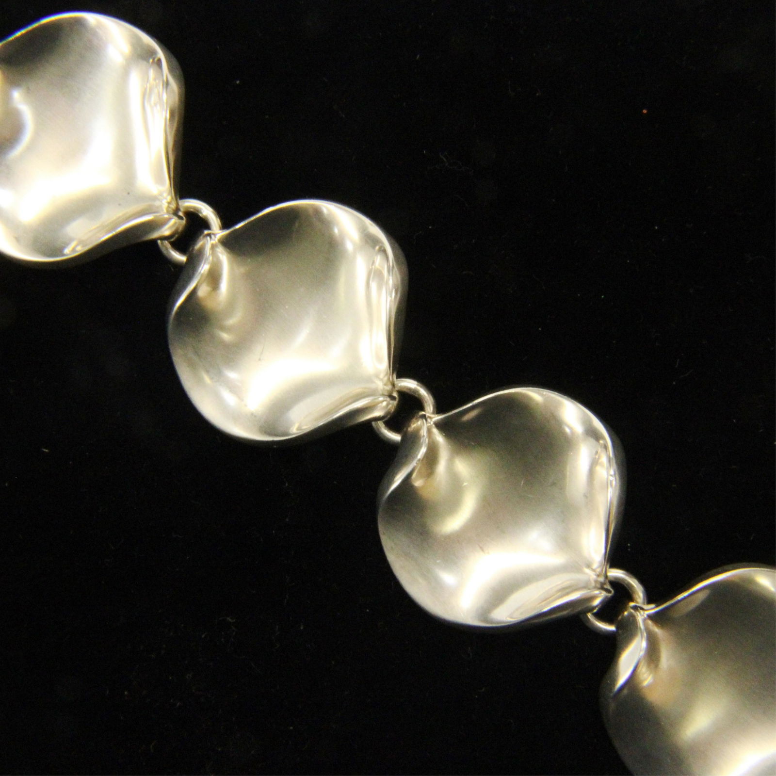 Hans Hansen Sterling Modernist Leaf Bracelet (1 of 5)