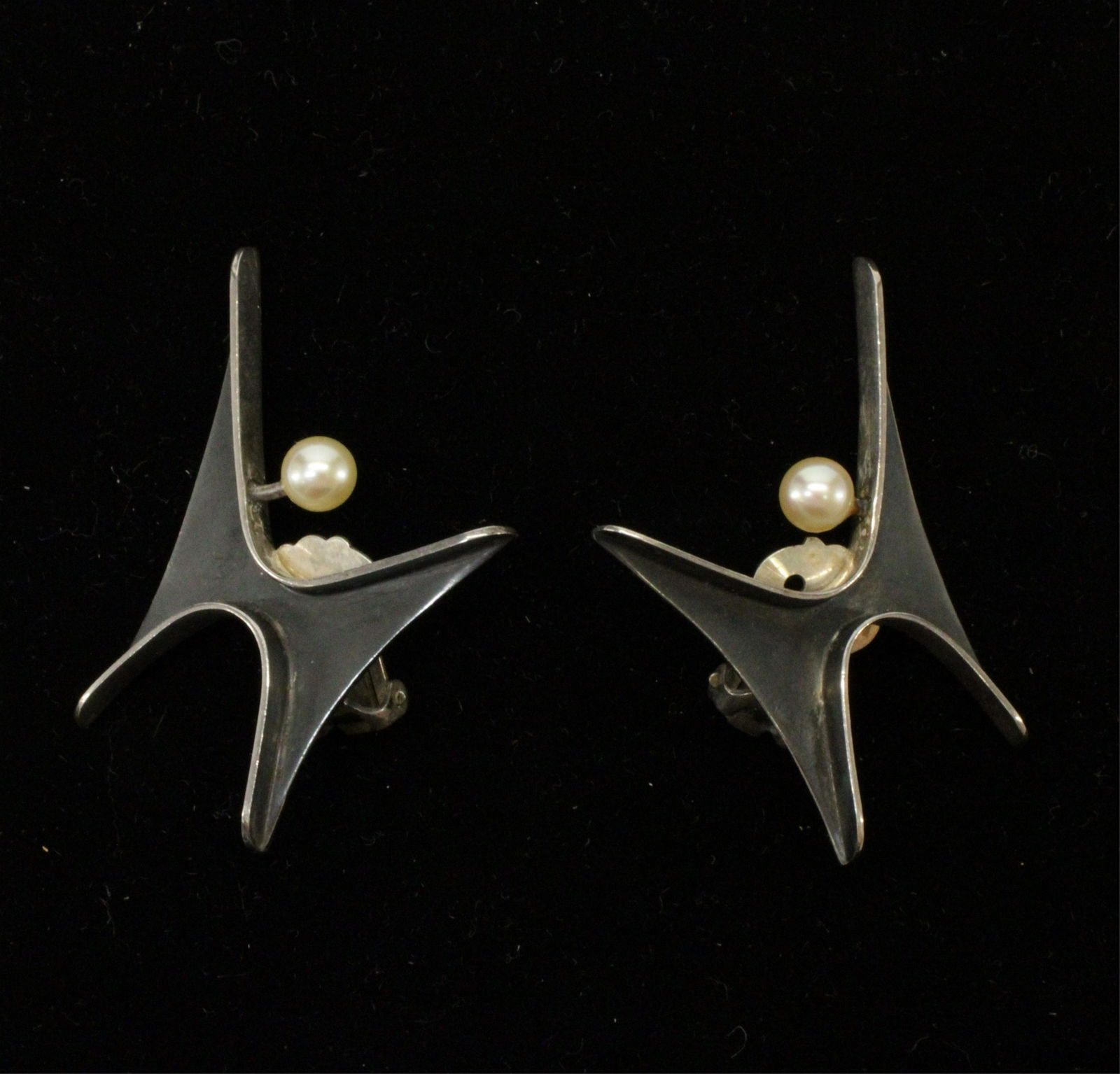 Ed Wiener Modernist Earrings (1 of 5)
