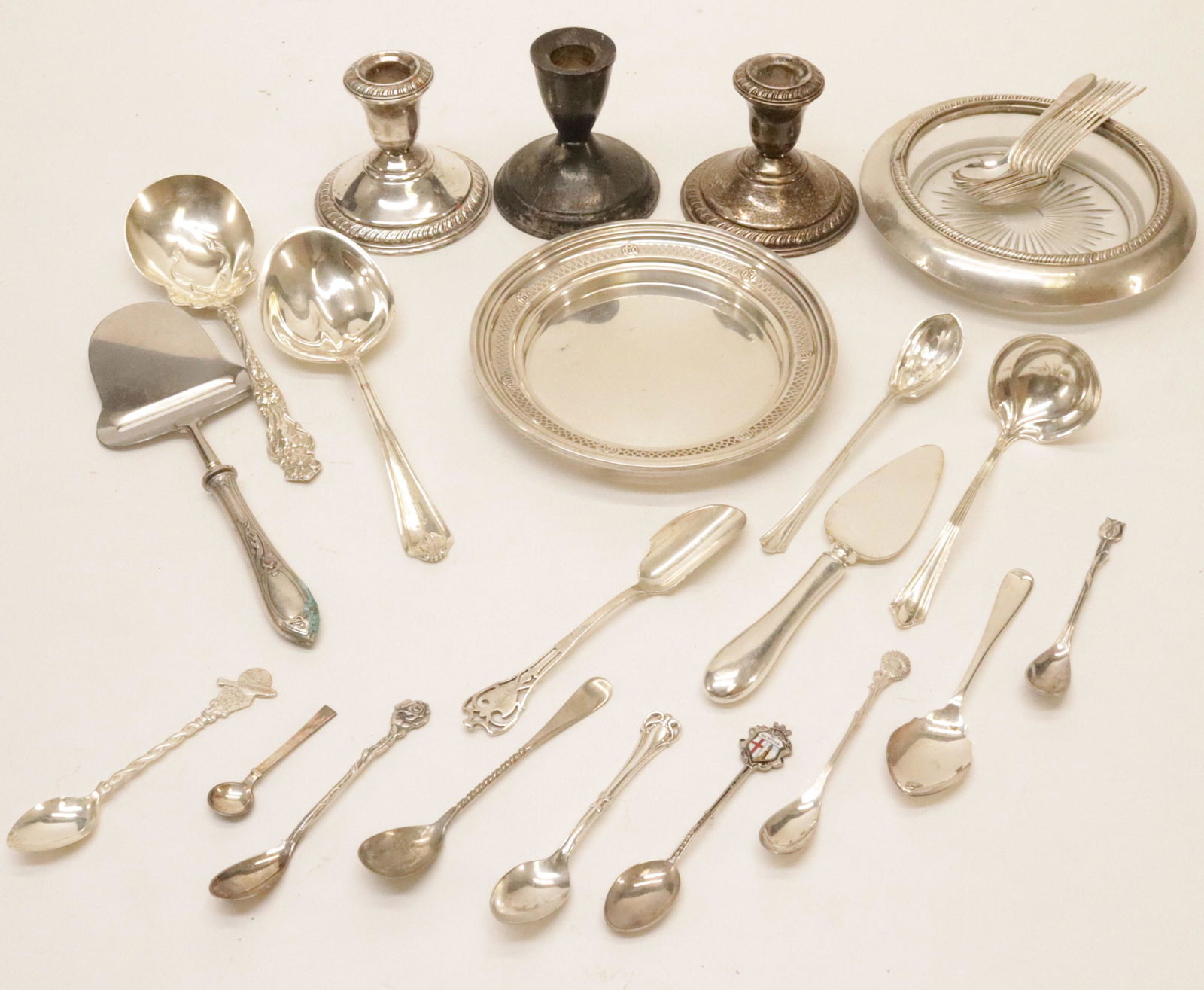 Assorted Sterling Serving Items & Plated Spoons (1 of 11)