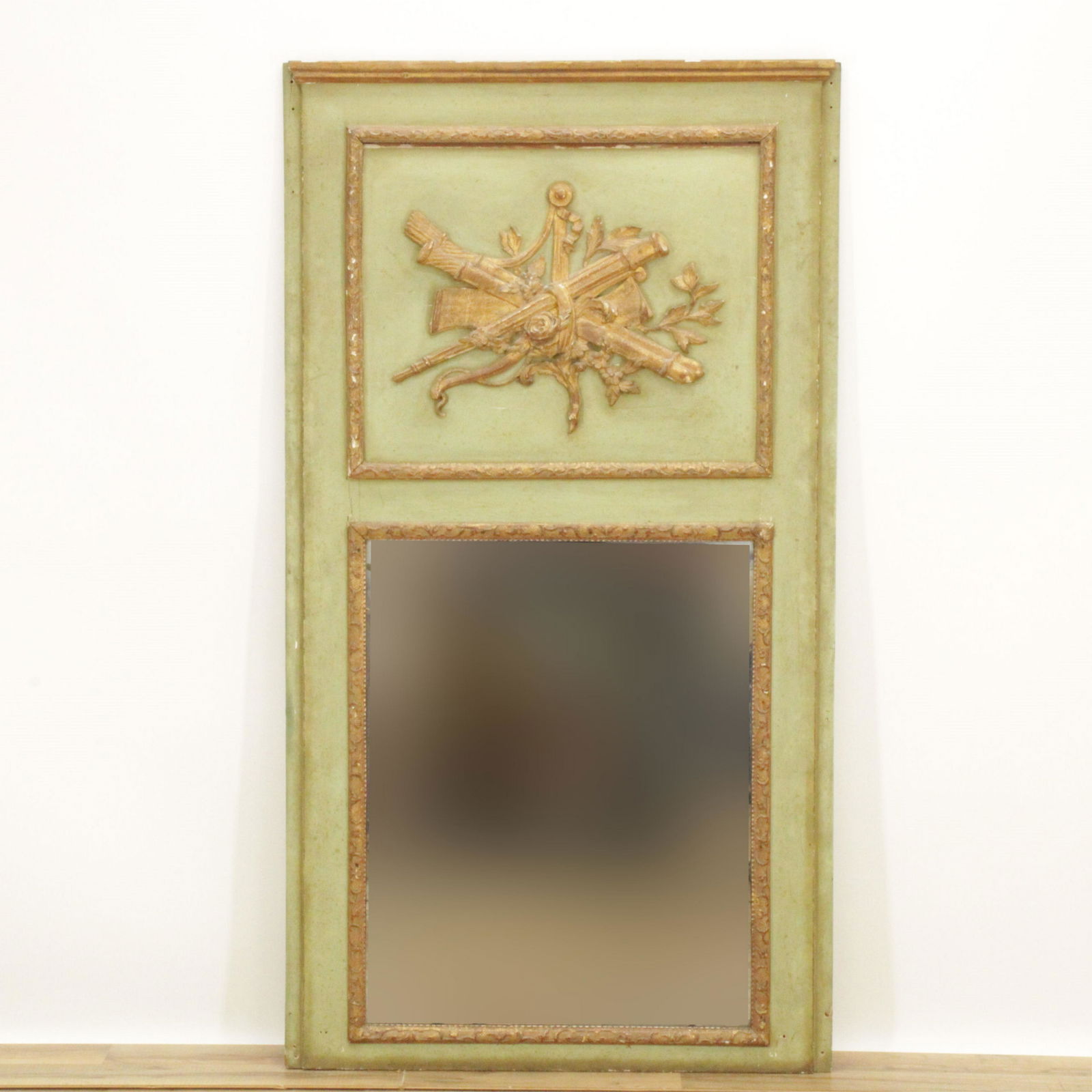 Louis XV Parcel-Gilt & Painted Trumeau, 18th C. (1 of 7)