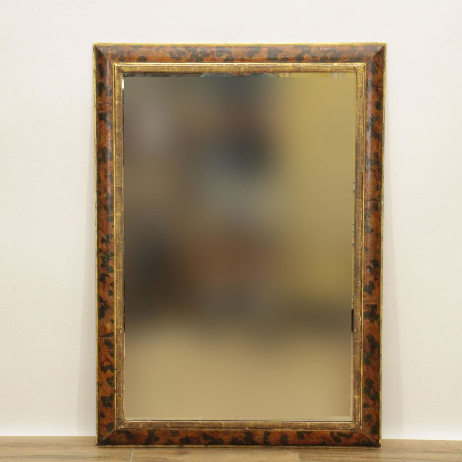 J. Poacher Parcel Gilt Faux Tortoise Mirror (1 of 3)