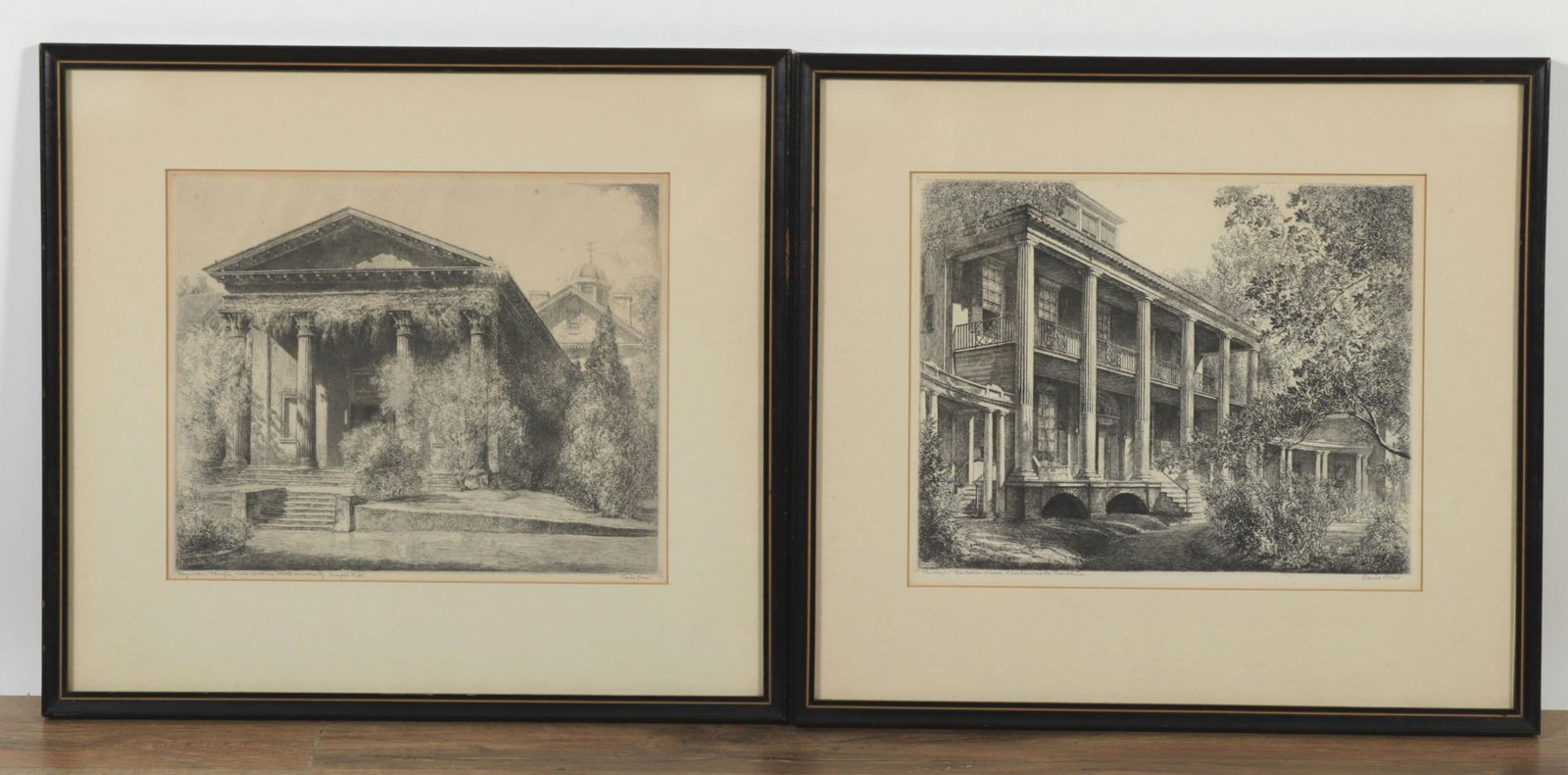 Louis Orr ,Two Etchings, North Carolina (1 of 7)