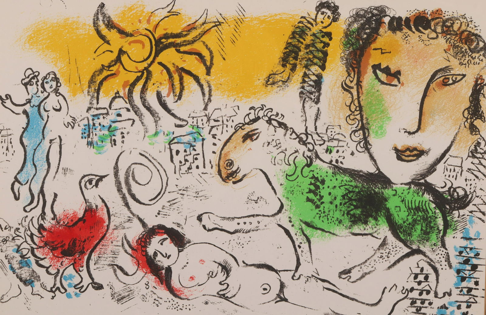Marc Chagall - Monumental, hand signed (1 of 5)
