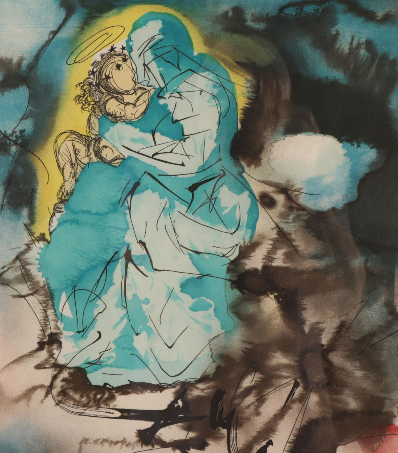 Salvador Dali - Madonna and Child (1 of 5)