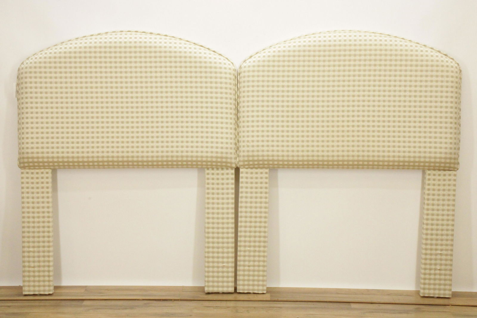 Pair of Upholstered Twin Headboards (1 of 4)