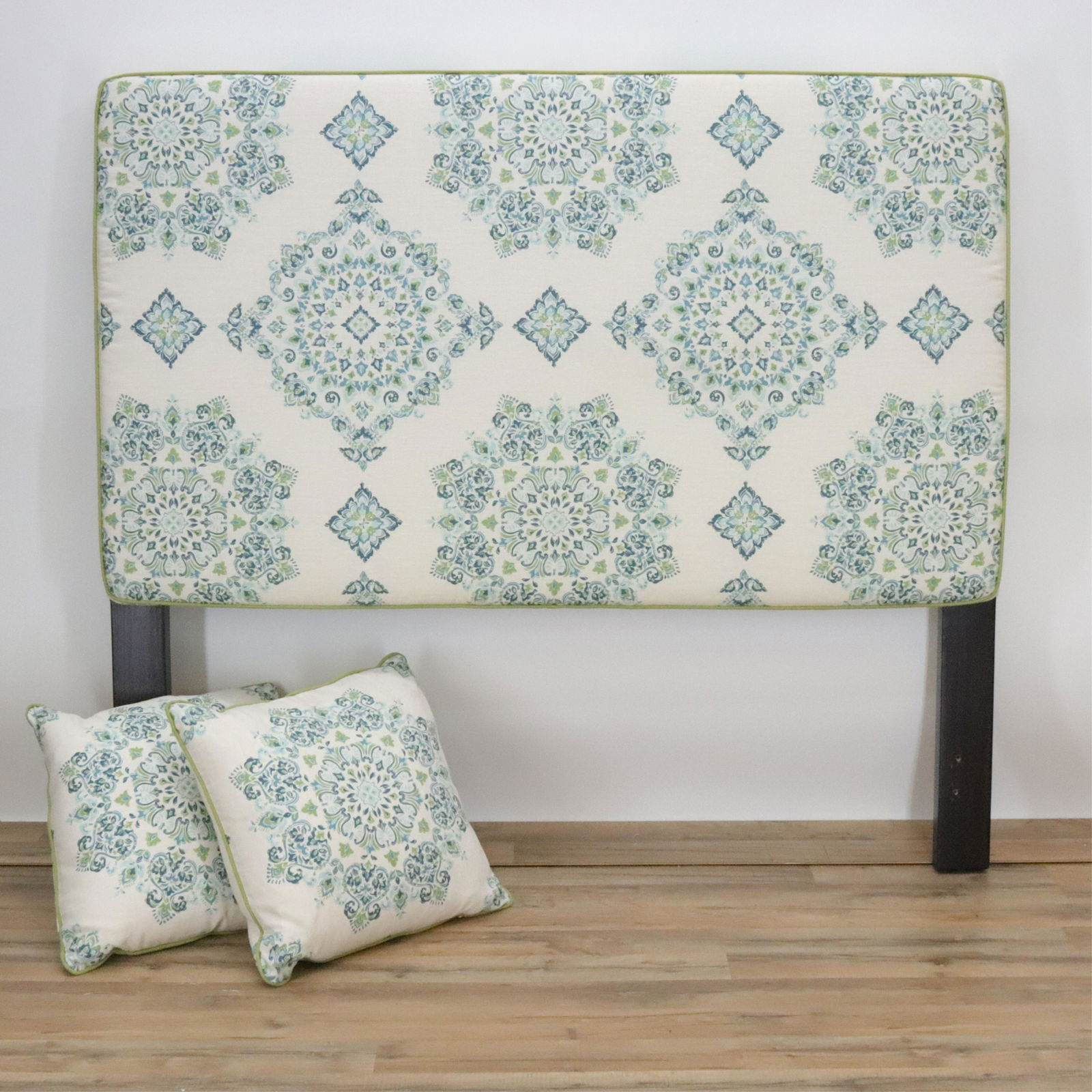 Queen Size Linen Upholstered Headboard (1 of 4)