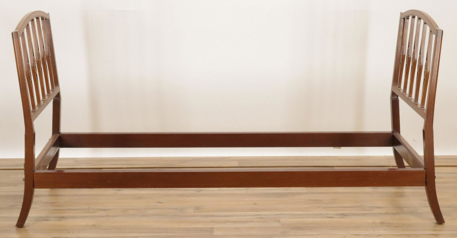 Nathan Margolis Carved Mahogany Daybed (1 of 4)