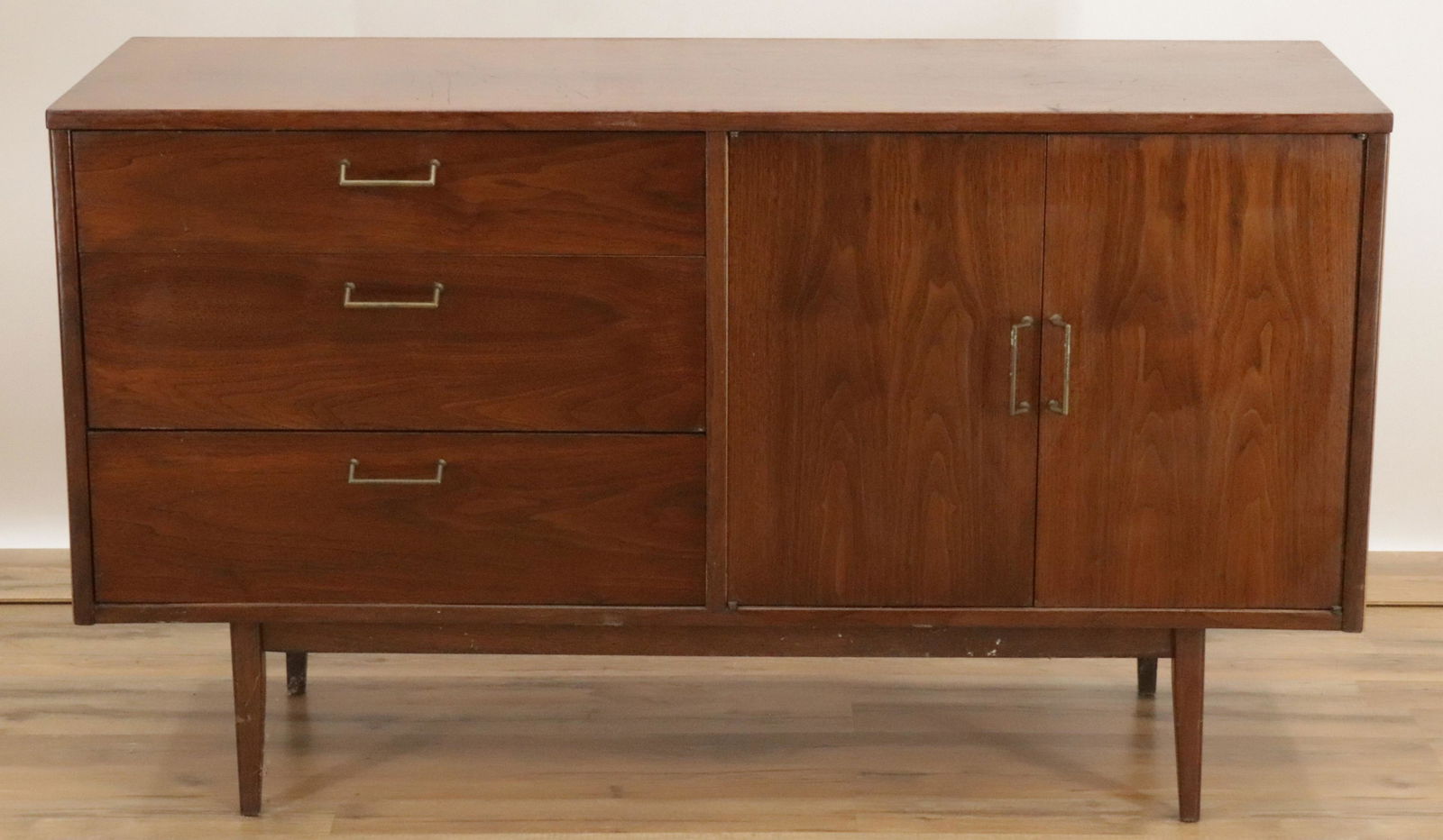 60's Walnut Server, 3 drawers, 2 doors (1 of 9)