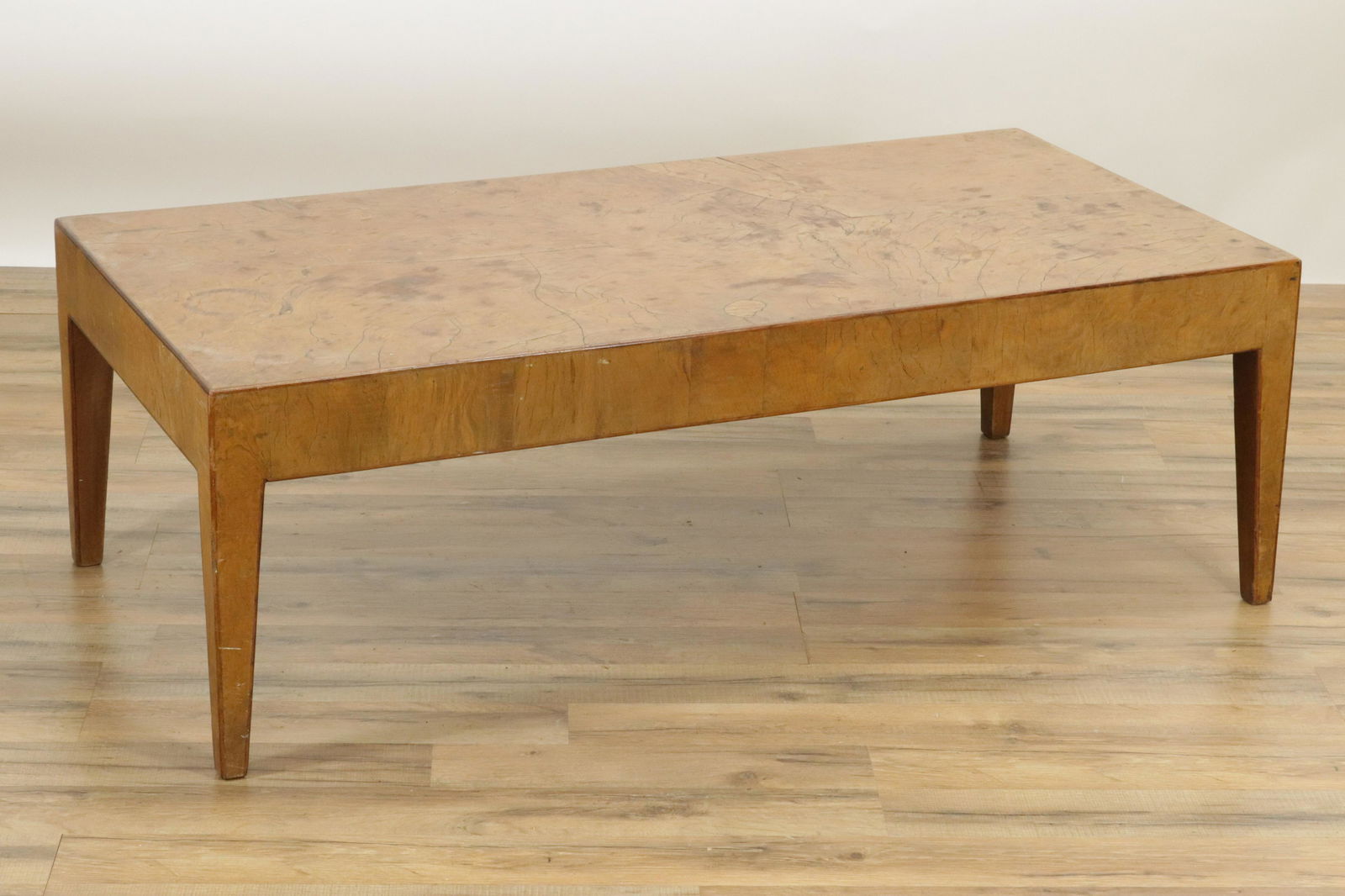 Italian MCM Burl Walnut Coffee Table, circa 1950 (1 of 5)