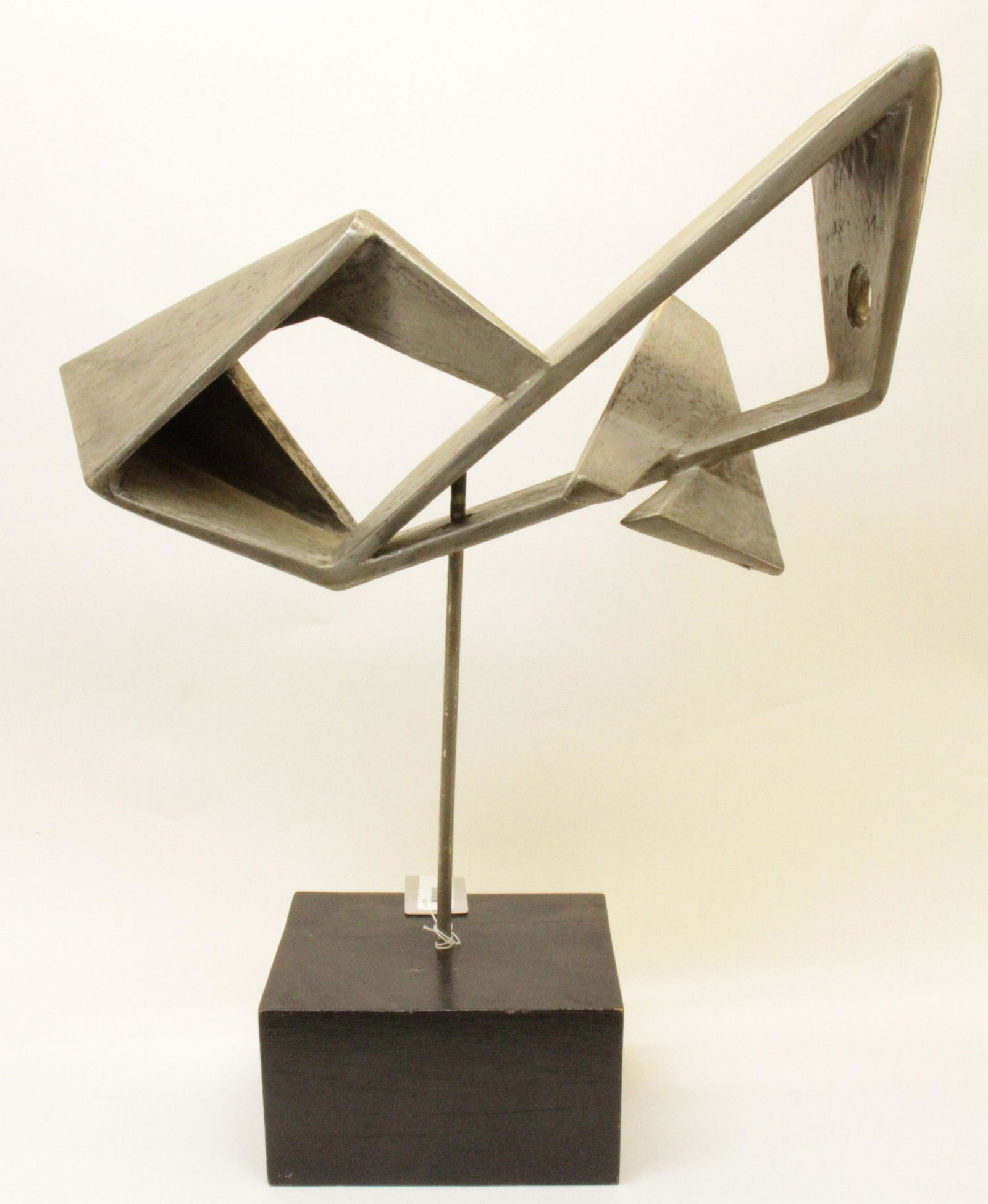 Abstract Silvered Wood Sculpture, Gould (1 of 3)