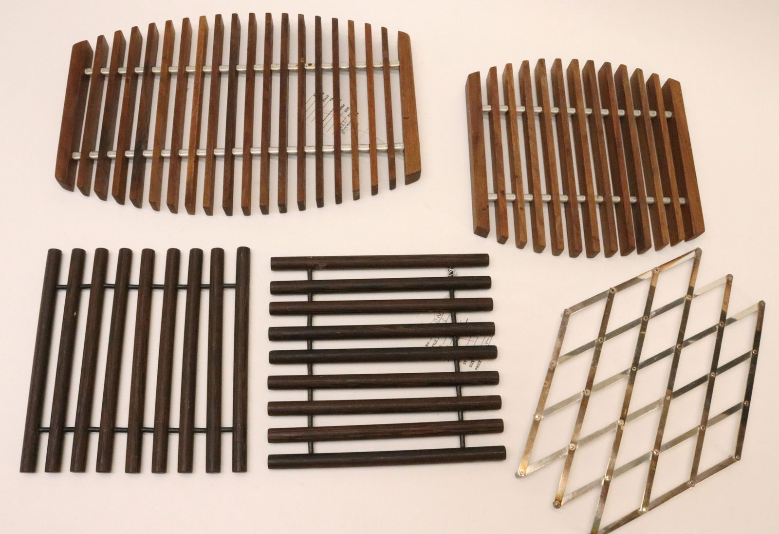 4 Danish Modern Italian Trivets, c. 1960 (1 of 4)