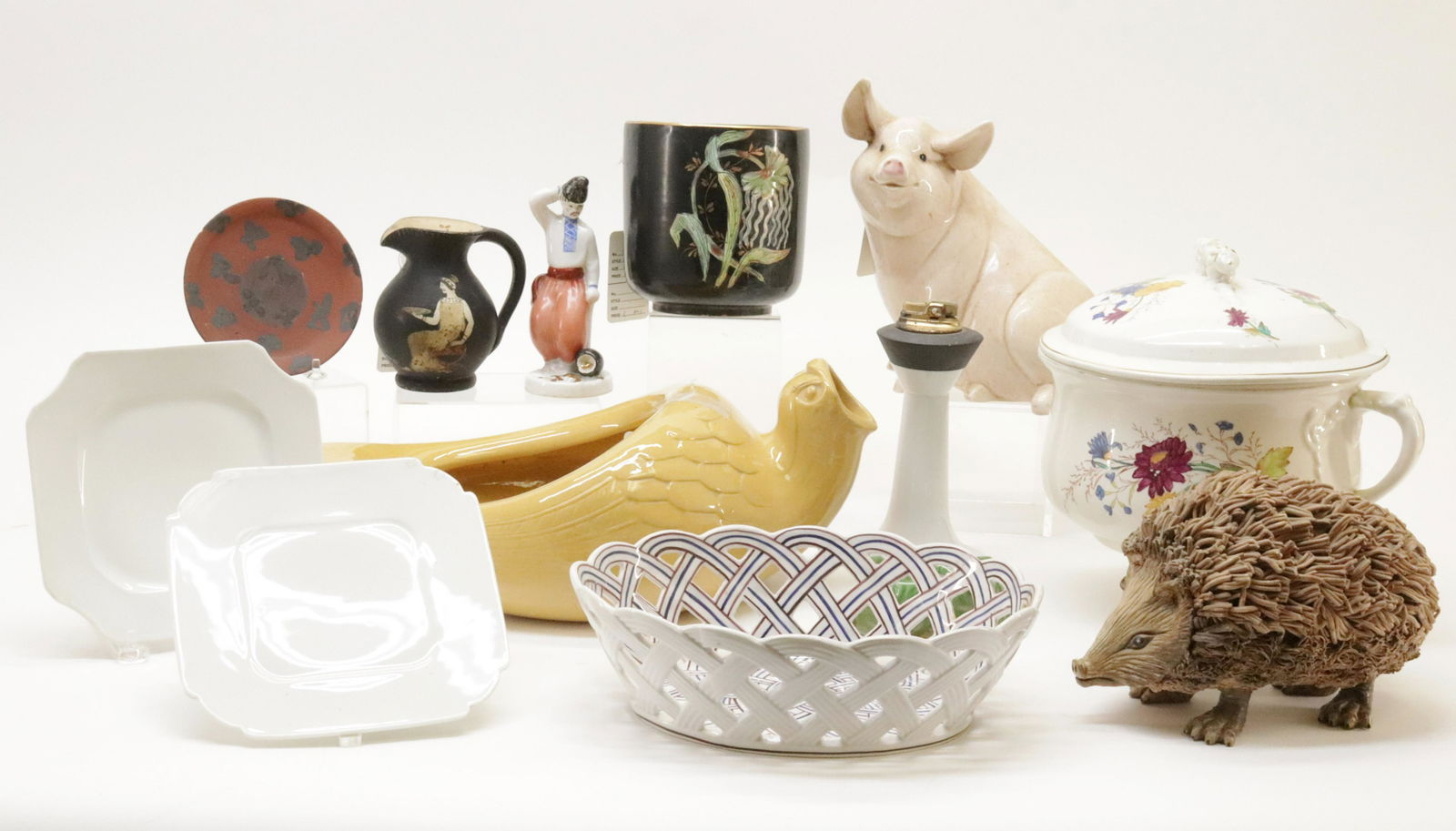13 Ceramic & Porcelain Sculptures & Tableware (1 of 15)