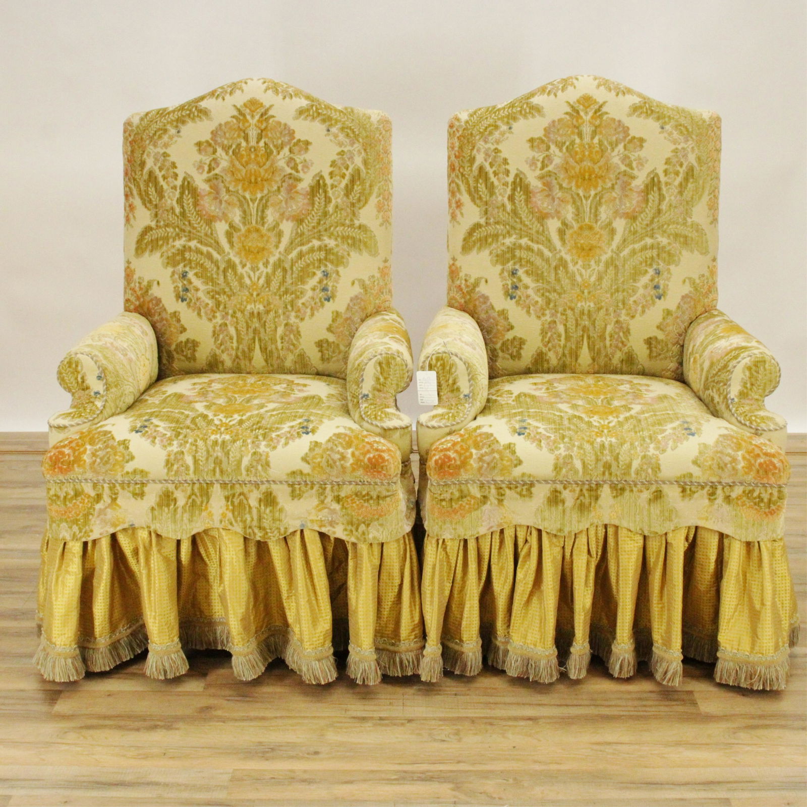 Pair Upholstered Arm Chairs, Ray Murray NY (1 of 8)