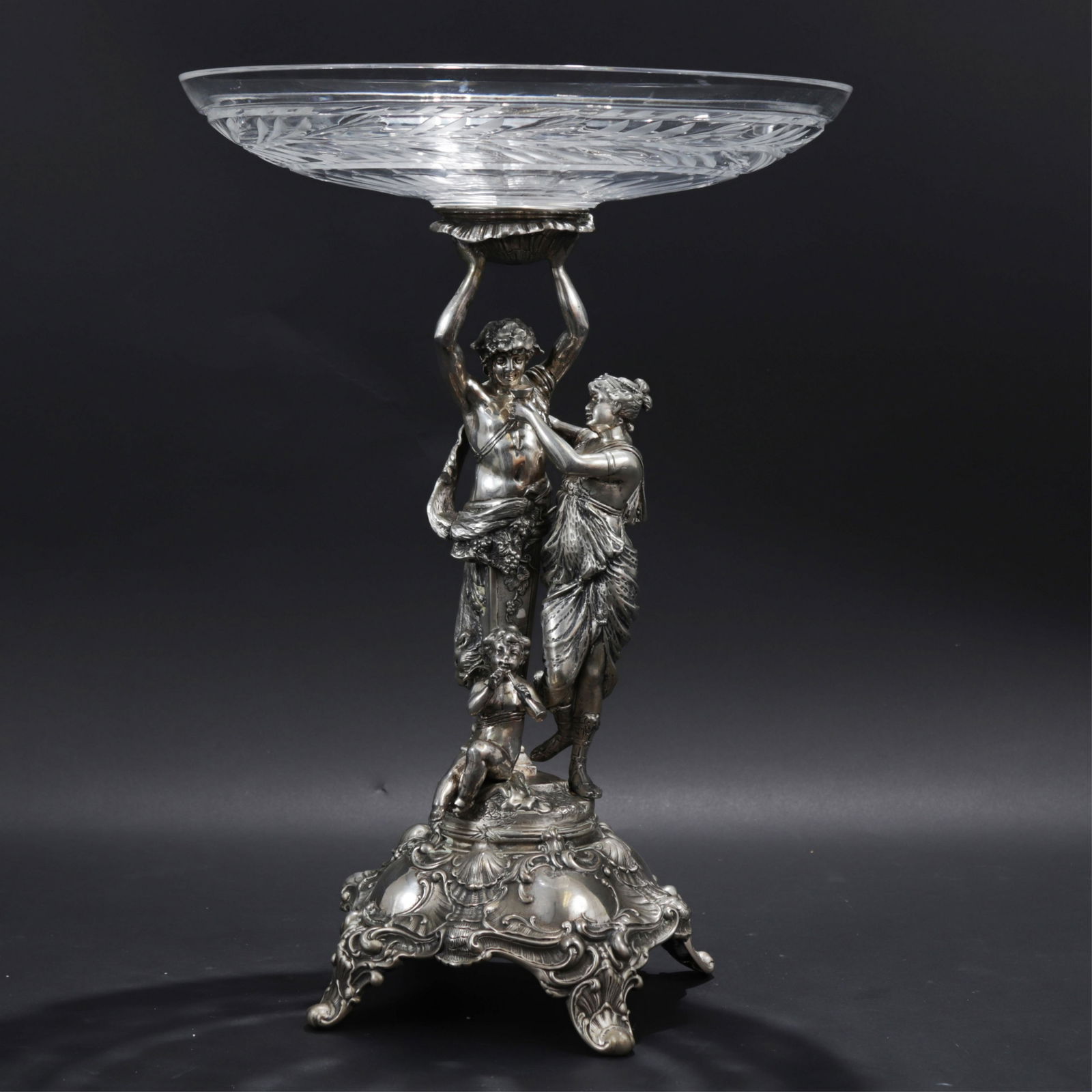Sterling Silver Figural Centerpiece Dish (1 of 6)