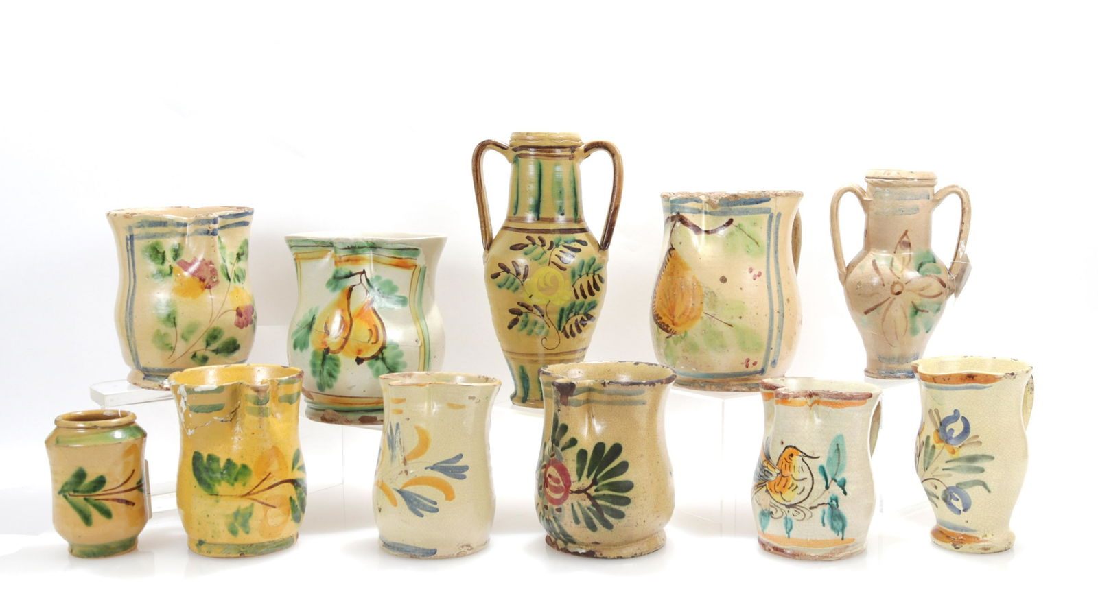 11 Continental Provincial Pottery Items (1 of 13)