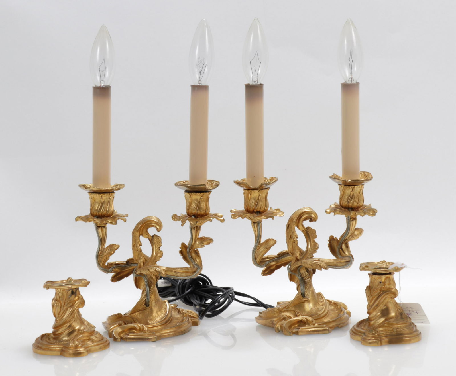 Regence Style Candle Holders, Candelabra (1 of 4)