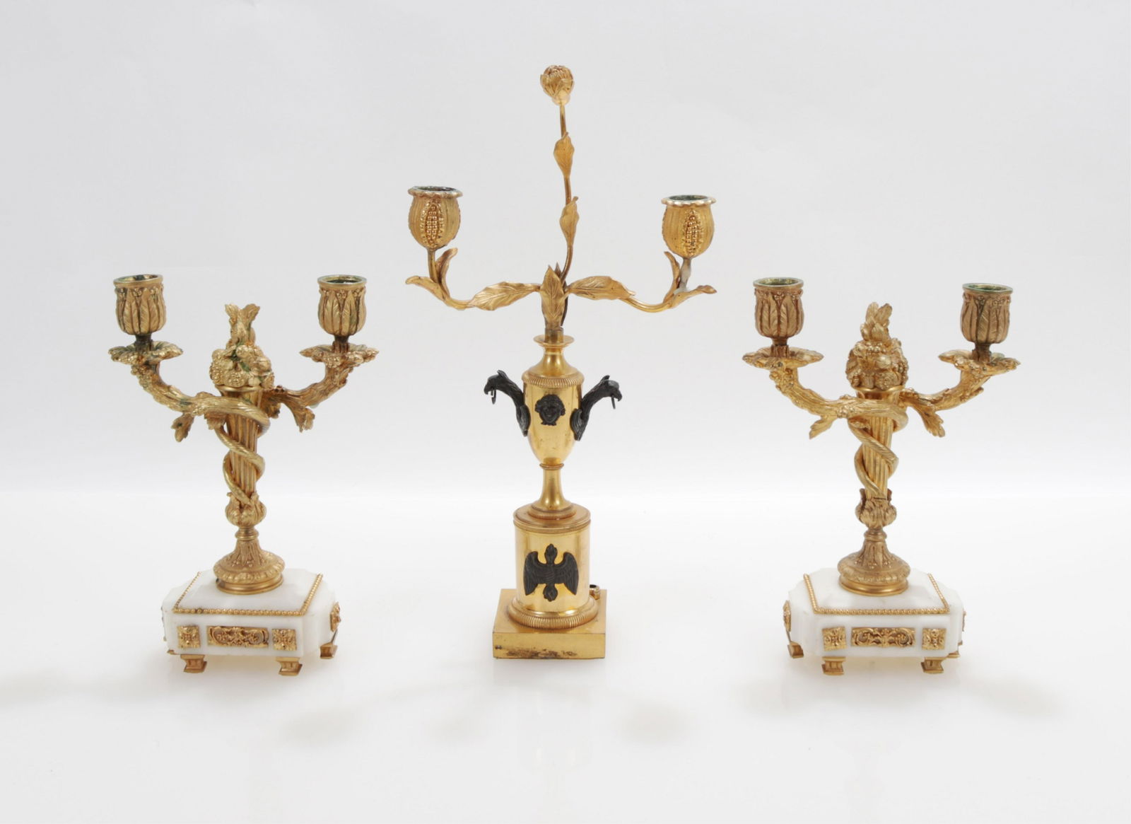 3 French Ormolu Candelabra (1 of 11)
