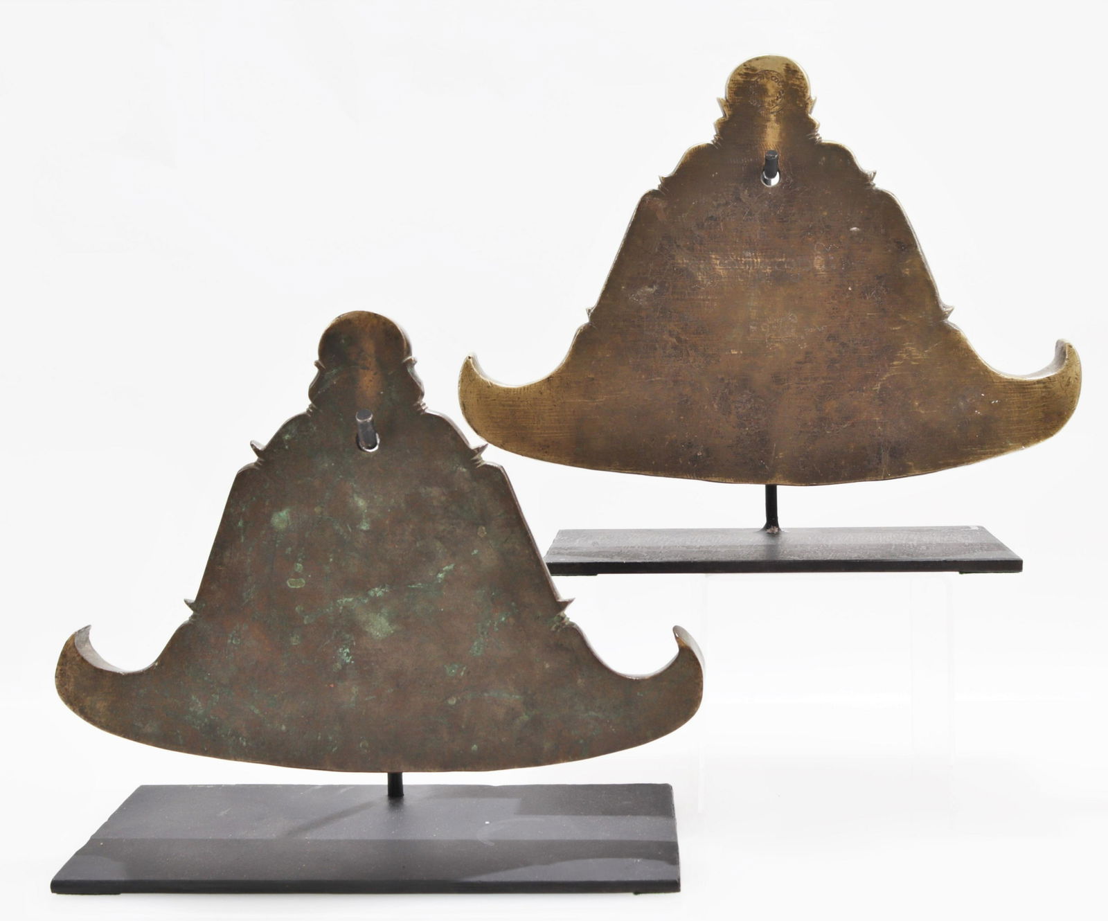 Pair Burmese Bronze Gongs (1 of 4)