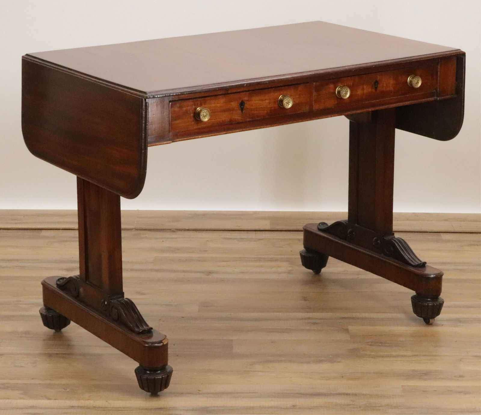 Late Regency Mahogany Sofa Table, Early 19th C. (1 of 10)