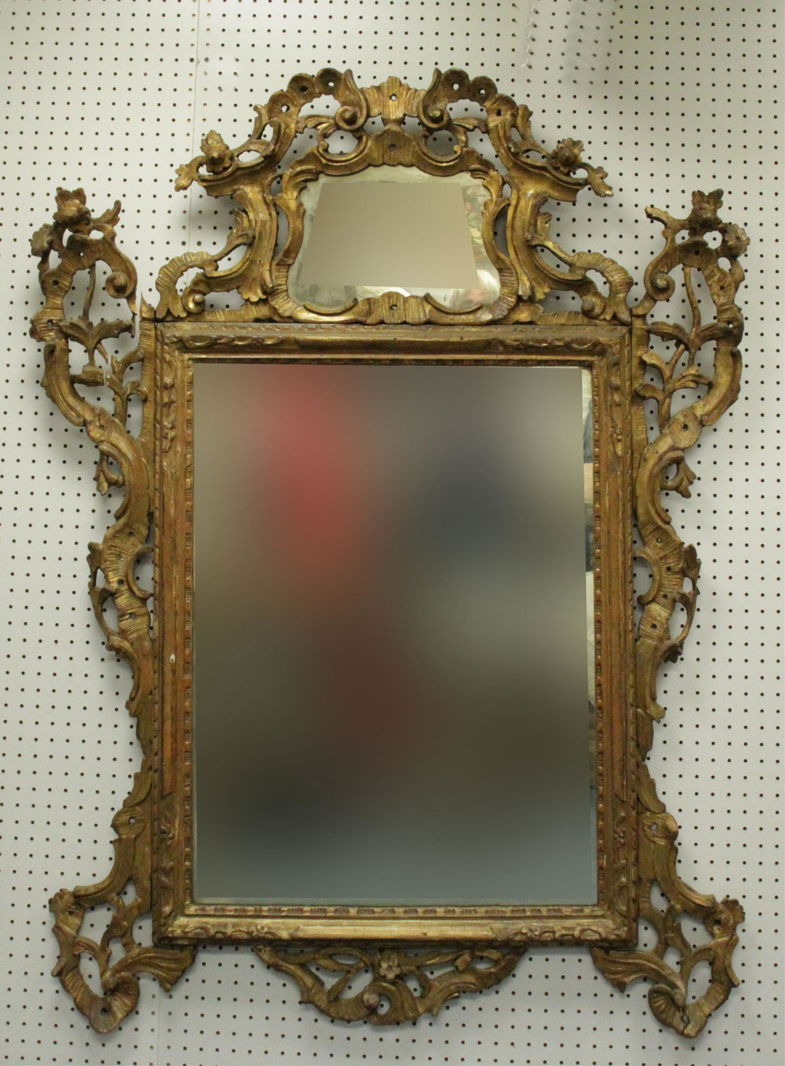 Italian Rococo Giltwood Mirror, 18th C. (1 of 7)