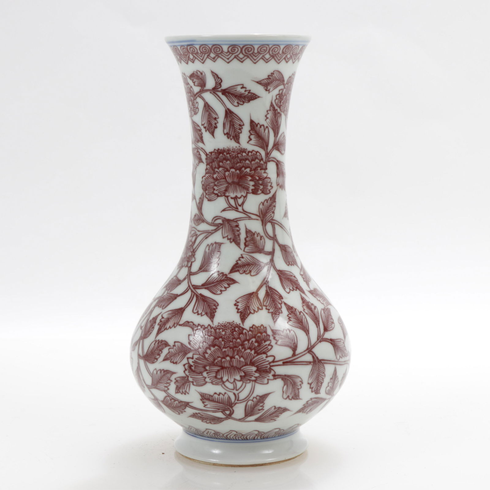 Chinese Copper Red Design Vase, 20th C. (1 of 8)