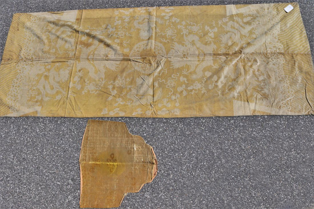 Late Qing Dynasty Chinese Silk Cut Velvet (1 of 5)