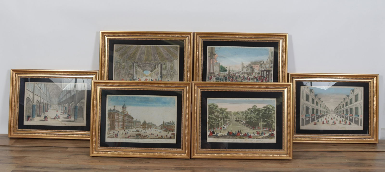 6 Vue De Perspective Optique Etchings (1 of 10)